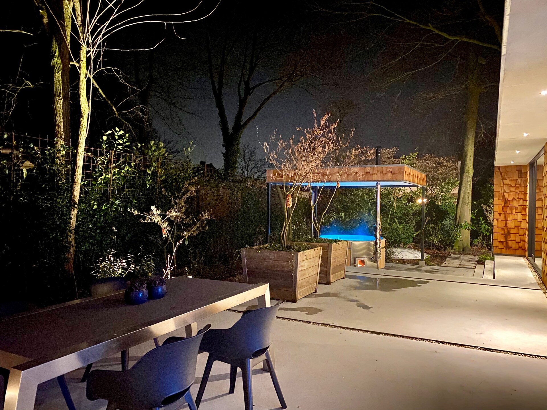 Luxe cederhouten boshuis met houtgestookte hottub op landgoed Bergvliet - foto 26