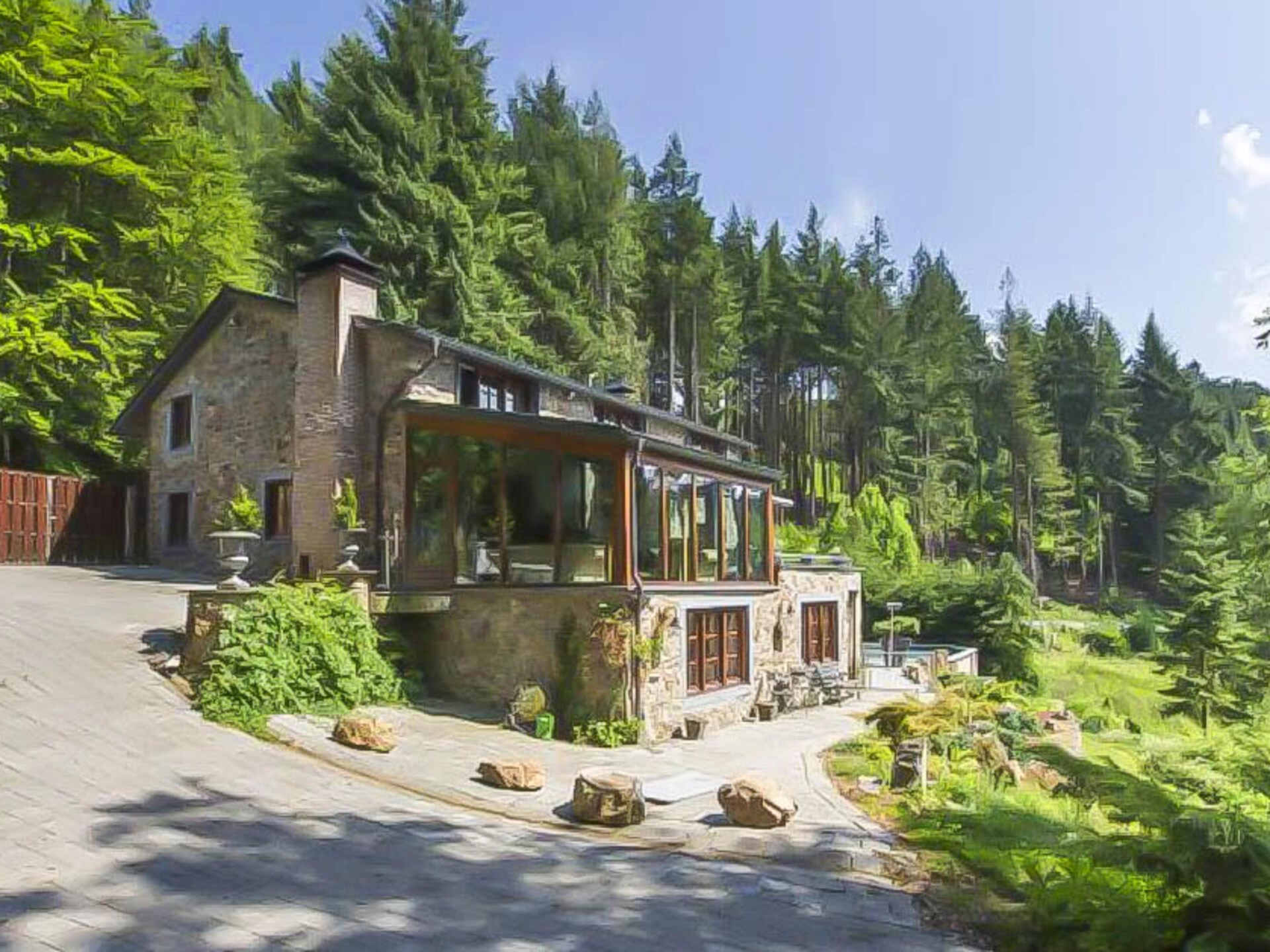 Landhuis la Forêt: 12-persoons vakantiehuis met zwembad en sauna in Stoumont - foto 7
