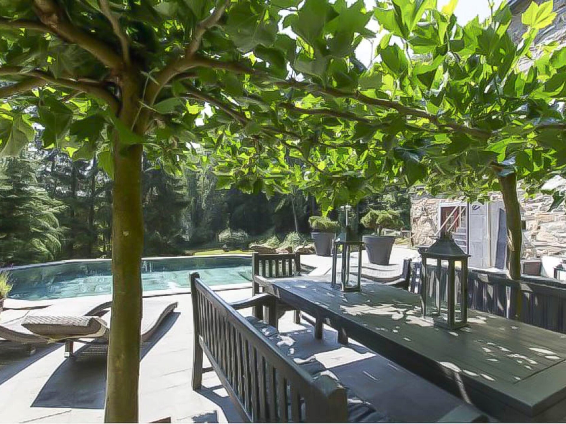 Landhuis la Forêt: 12-persoons vakantiehuis met zwembad en sauna in Stoumont - foto 28