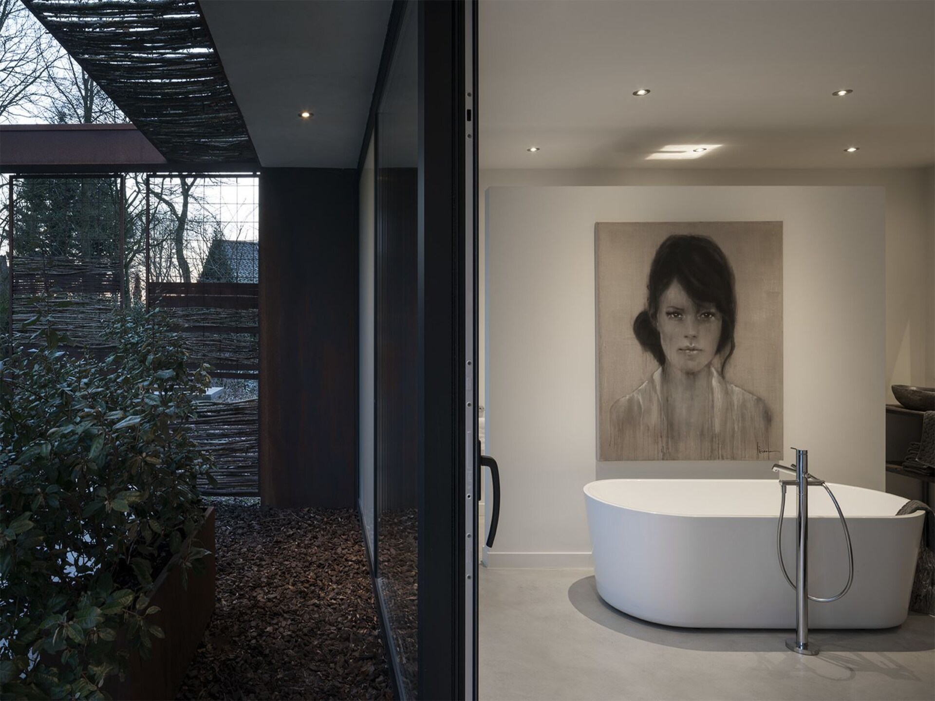 Stalen Boshuis: Designvilla met sauna en hottub op Landgoed Bergvliet - foto 29