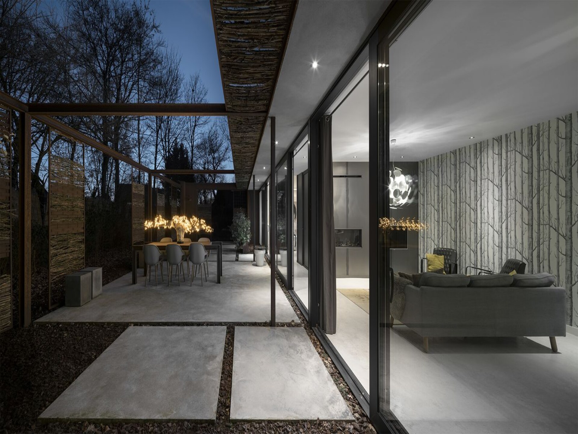 Stalen Boshuis: Designvilla met sauna en hottub op Landgoed Bergvliet - foto 33