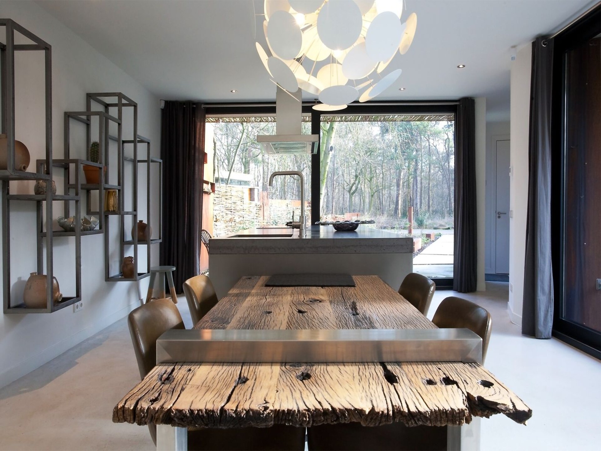 Stalen Boshuis: Designvilla met sauna en hottub op Landgoed Bergvliet - foto 17