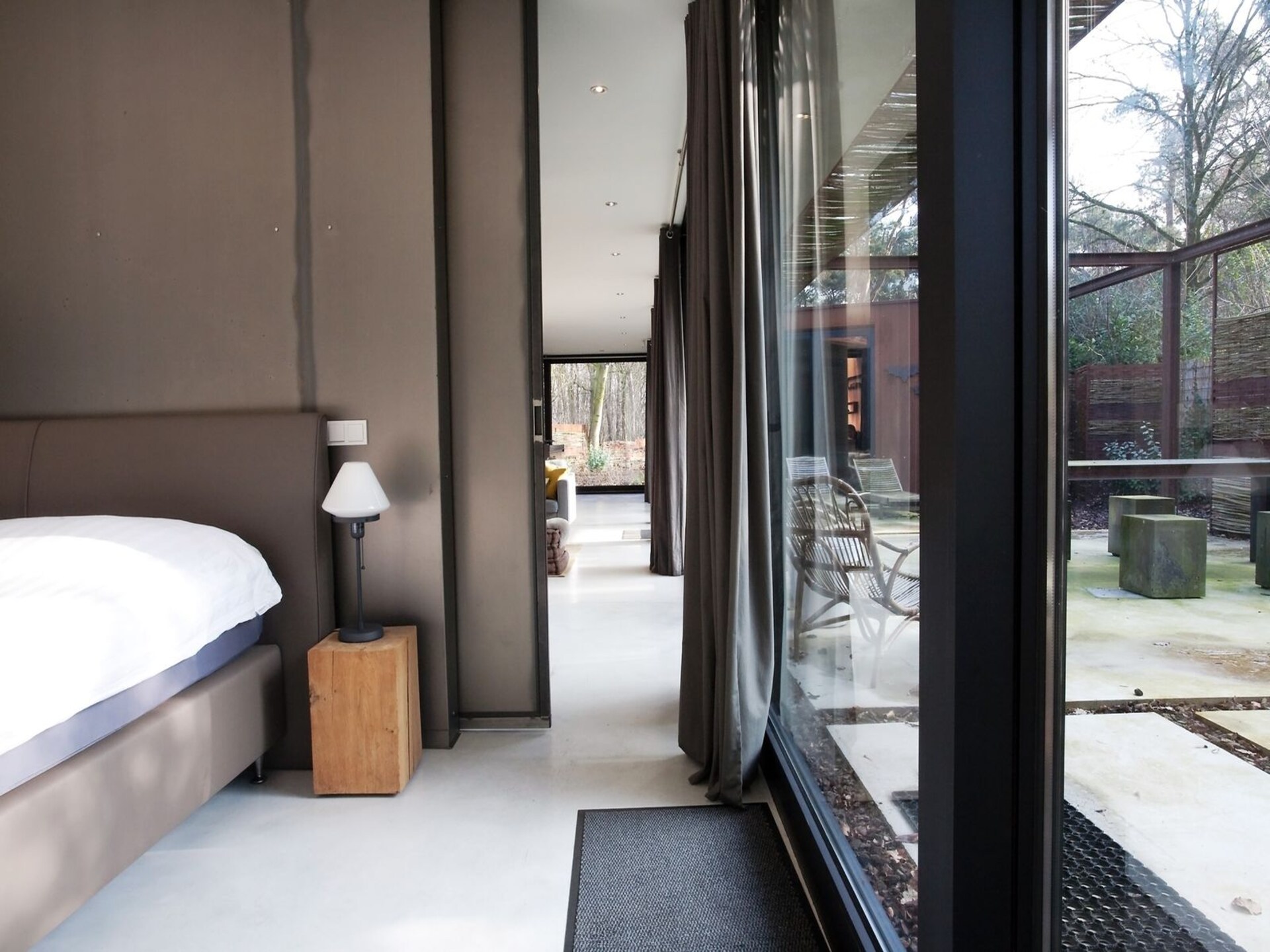 Stalen Boshuis: Designvilla met sauna en hottub op Landgoed Bergvliet - foto 26