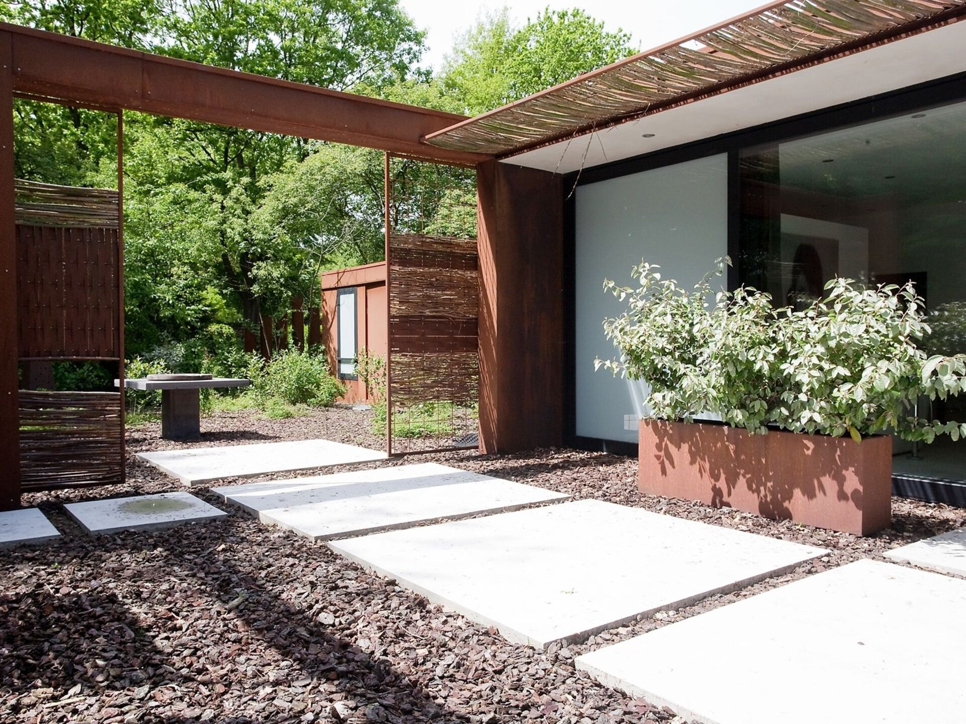 Stalen Boshuis: Designvilla met sauna en hottub op Landgoed Bergvliet - foto 22