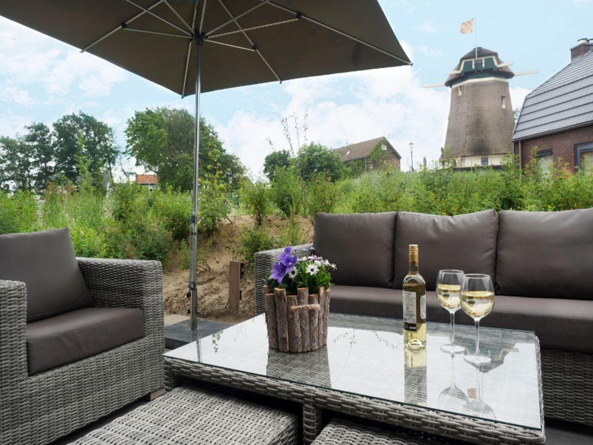 Zicht op de Molen: luxe vakantiehuis met sauna in Egmondse duinen - foto 29