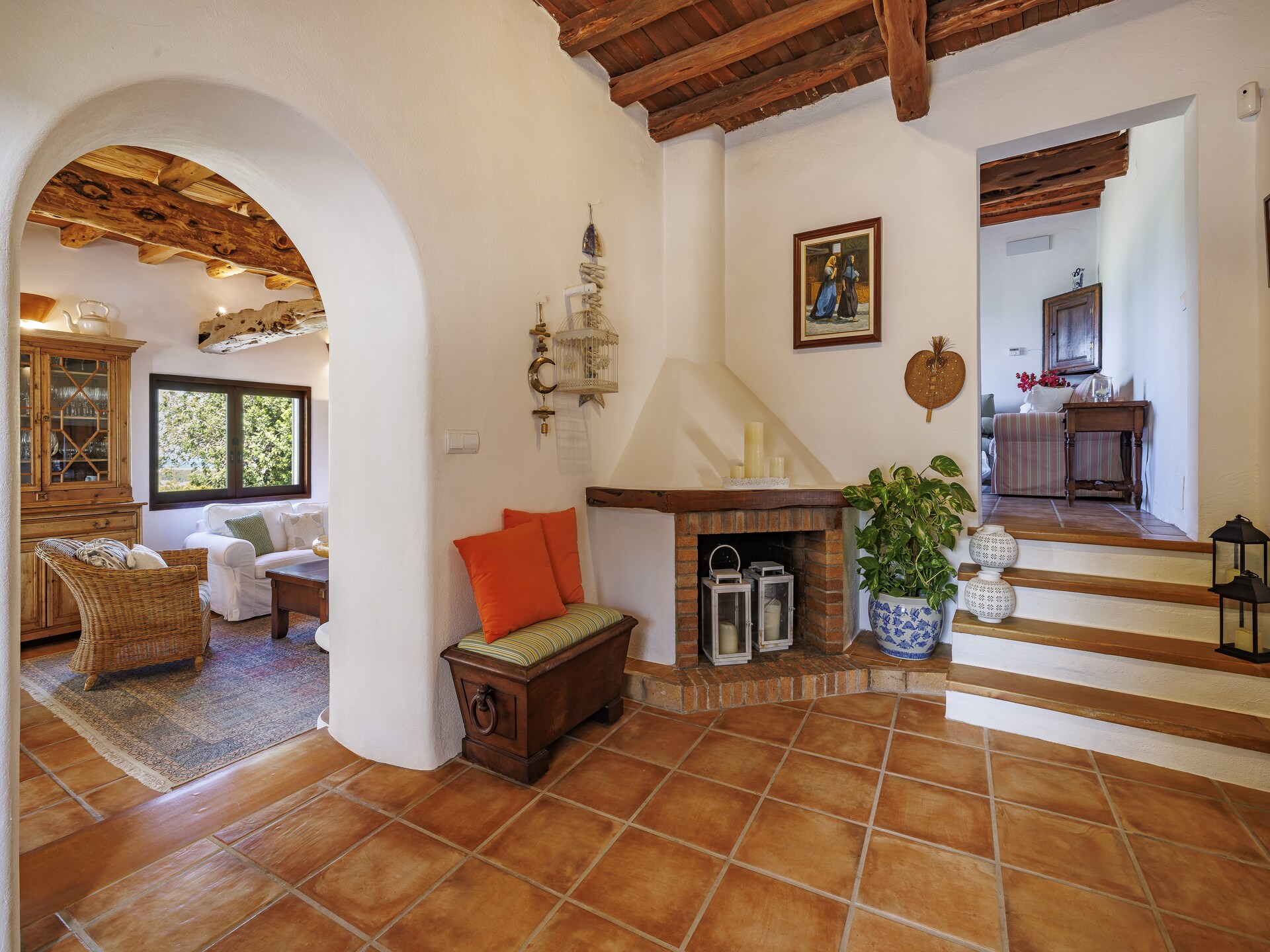Authentieke Ibiziaanse villa met privézwembad en weids valleizicht in Benimussa - foto 13