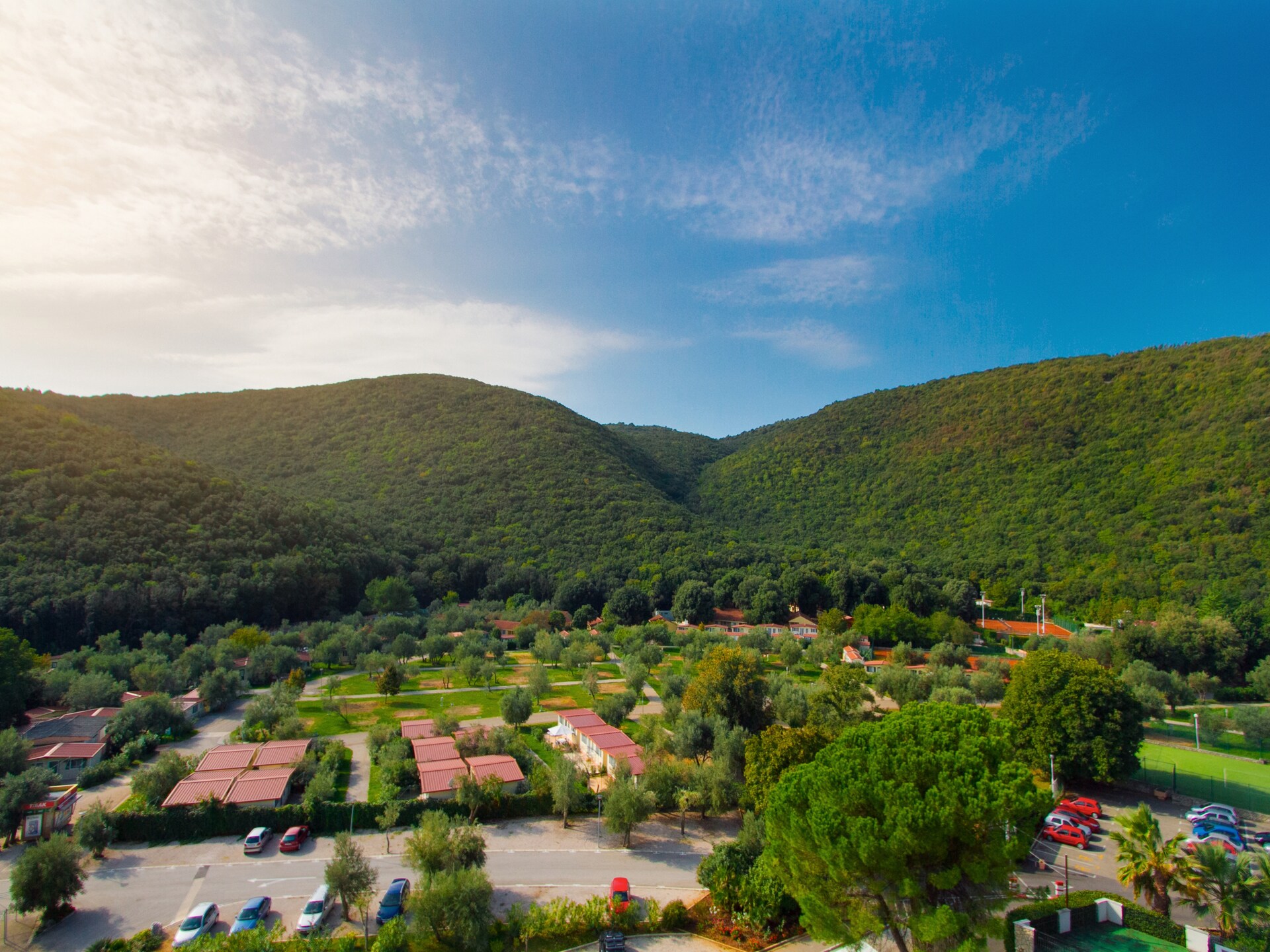 Stacaravan vlakbij zee op Camping Oliva in Rabac, Kroatië - foto 15