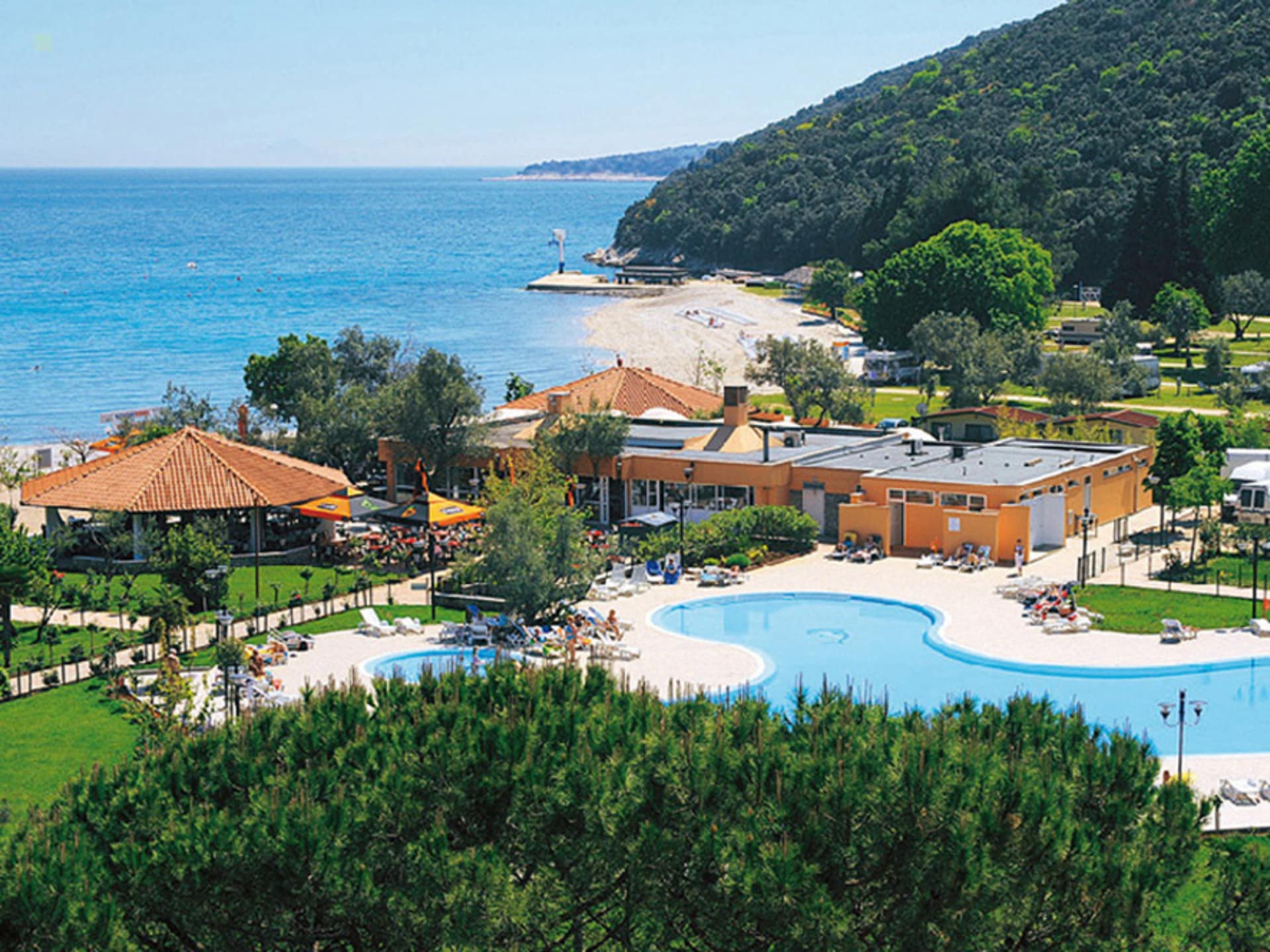 PREMIUM mobile home voor 4 personen op Camping Oliva, 50m van zee in Rabac - foto 3