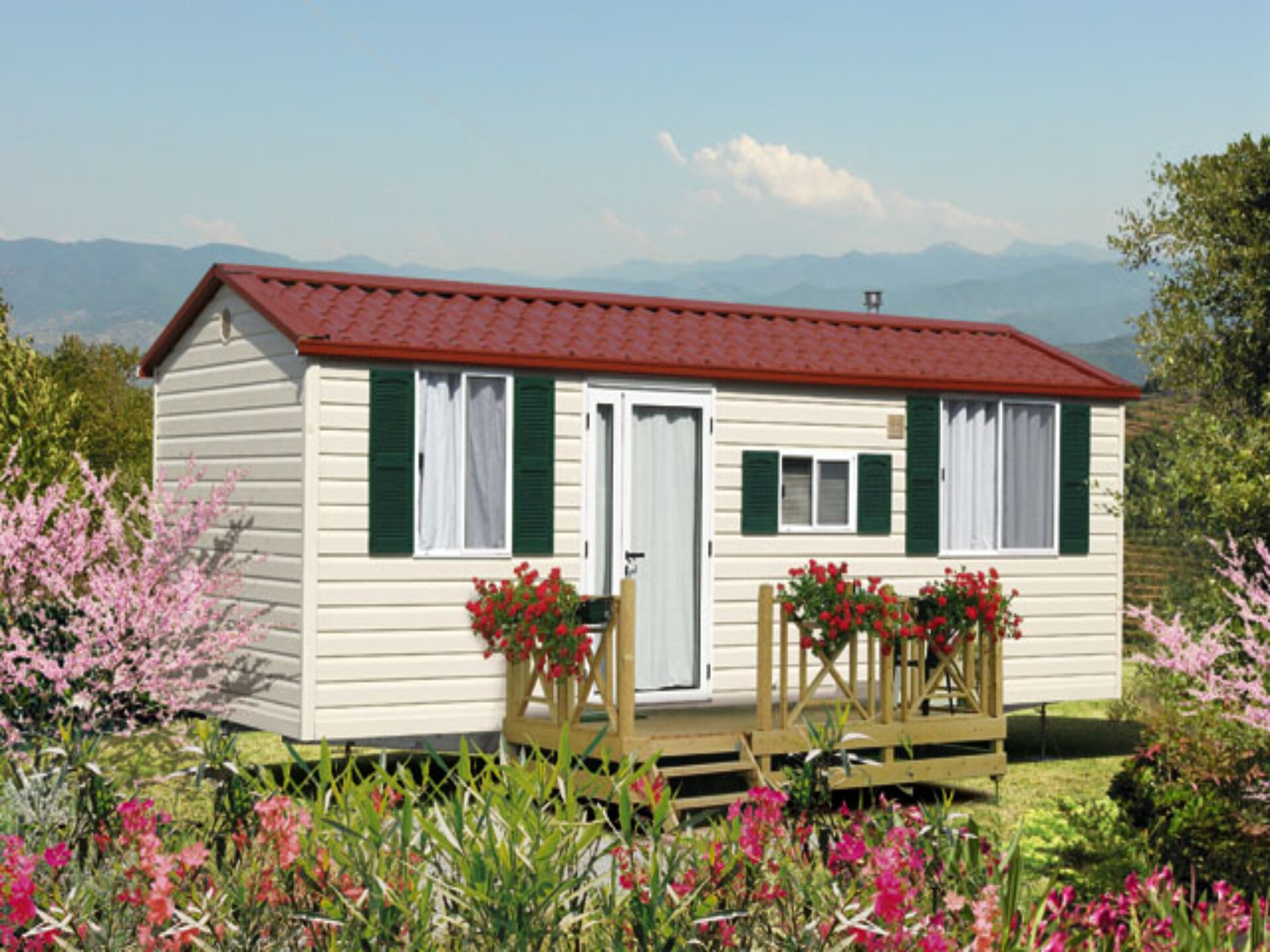 PREMIUM mobile home voor 4 personen op Camping Oliva, 50m van zee in Rabac - foto 1