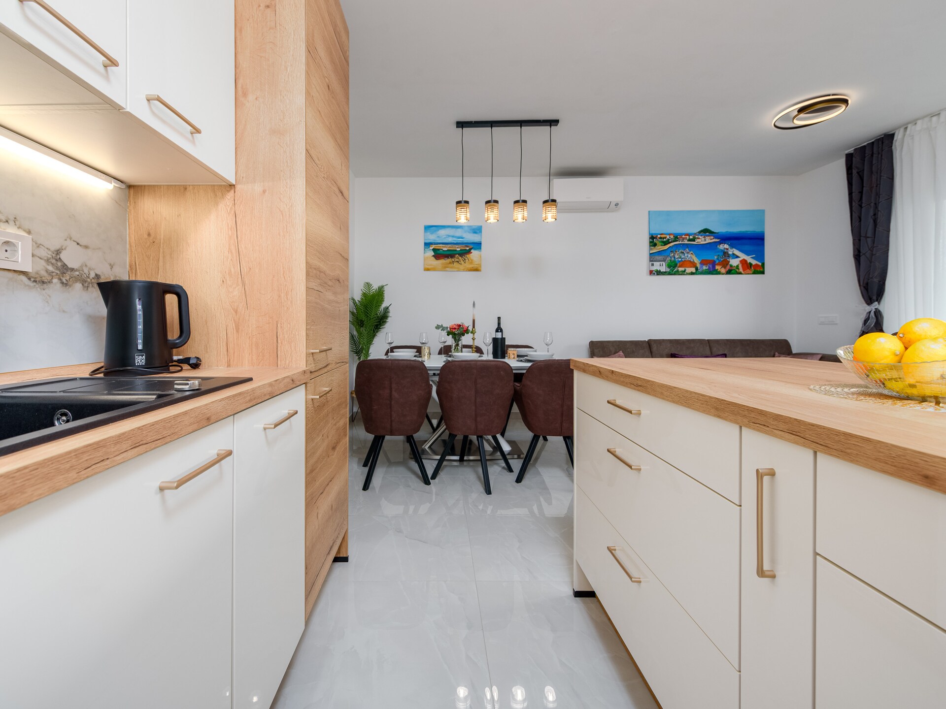 Deluxe appartement Anelle met jacuzzi en uitzicht op zee bij Zadar - foto 16