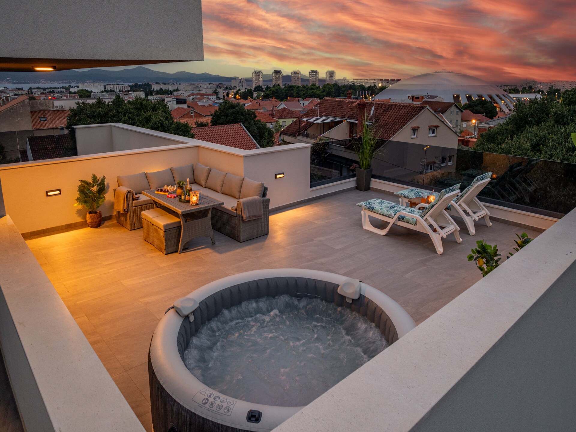 Deluxe appartement Anelle met jacuzzi en uitzicht op zee bij Zadar - foto 32