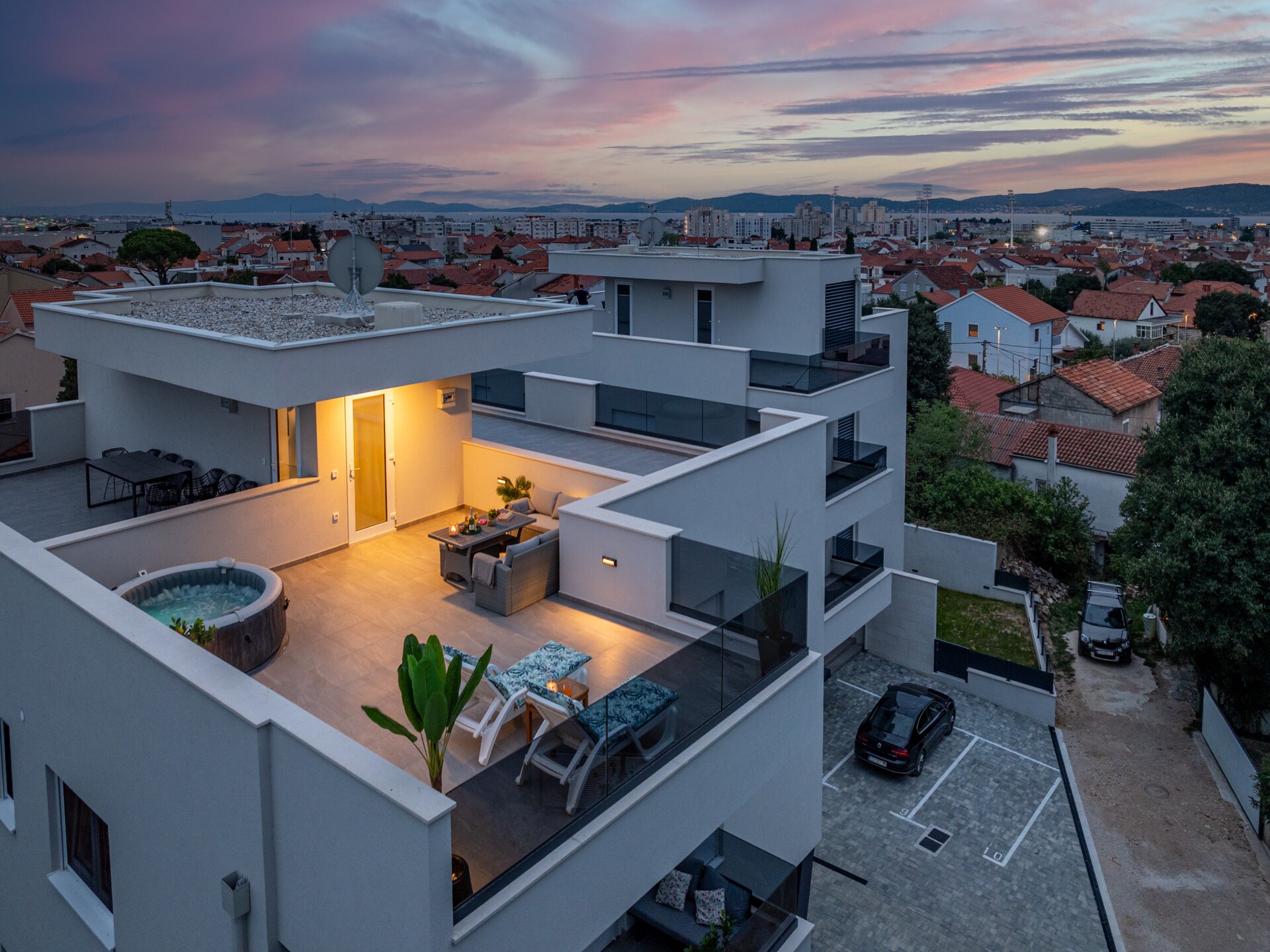 Deluxe appartement Anelle met jacuzzi en uitzicht op zee bij Zadar - foto 29