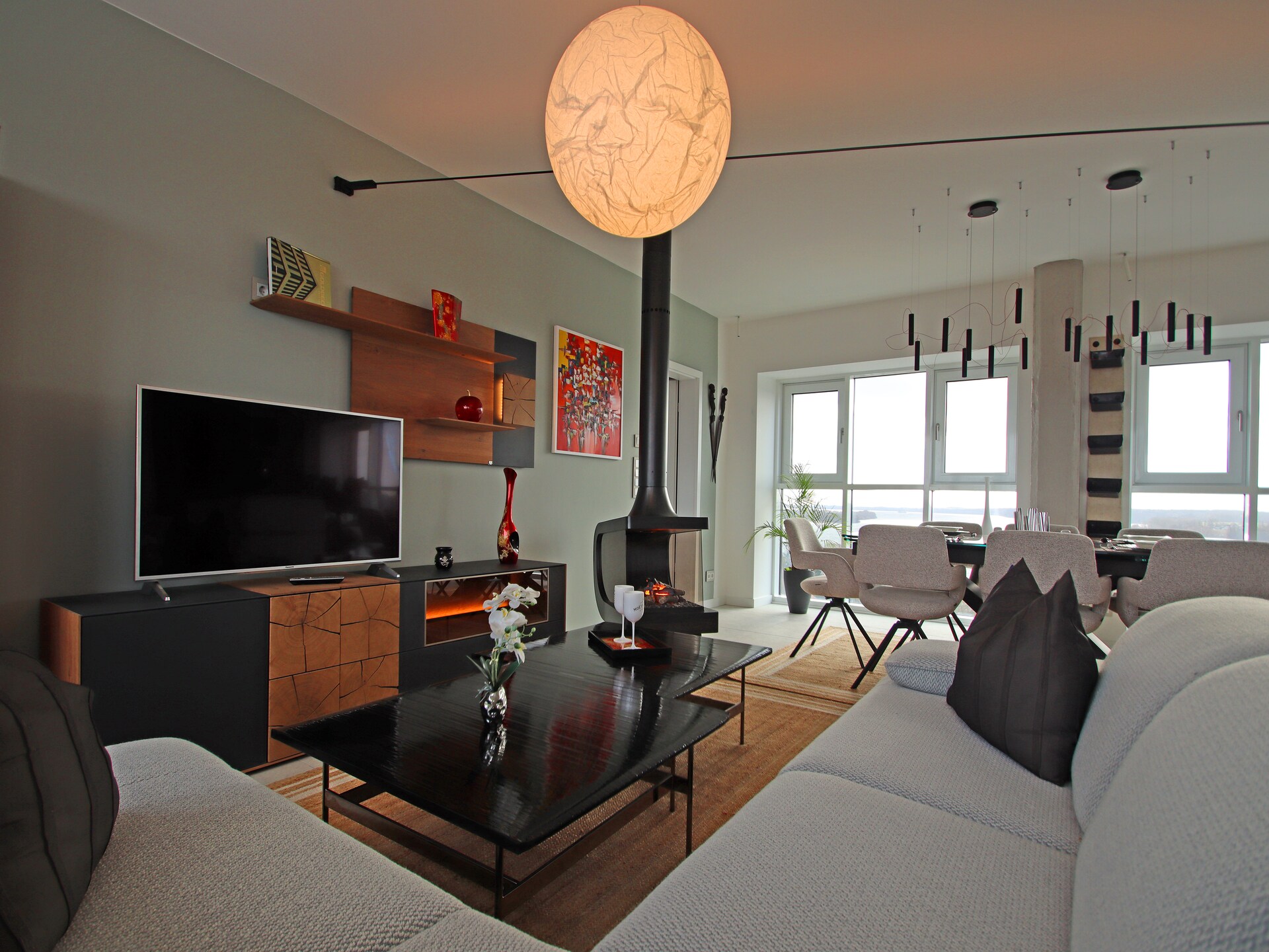 Kornloft Panorama Lake View 9: Luxe penthouse met uitzicht op Schwerinsee - foto 3