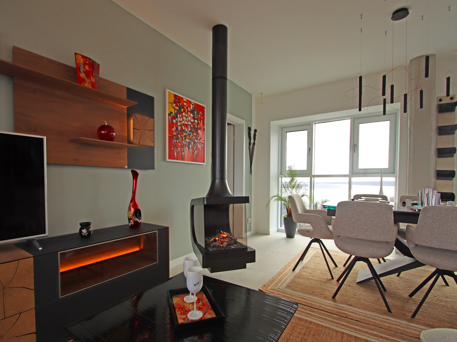 Kornloft Panorama Lake View 9: Luxe penthouse met uitzicht op Schwerinsee - foto 5