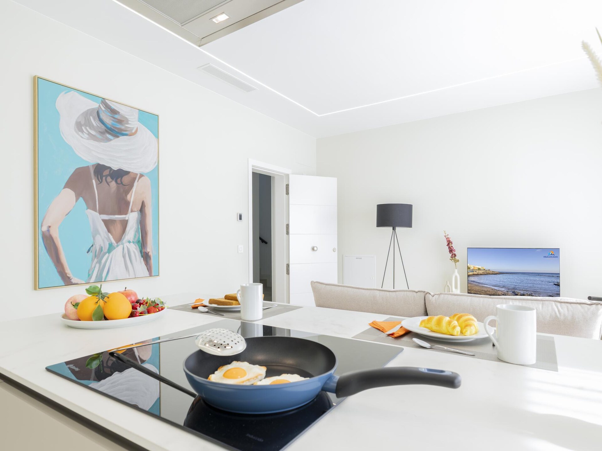 Licht appartement in Arinaga met dakterras, op 600m van zee - foto 14