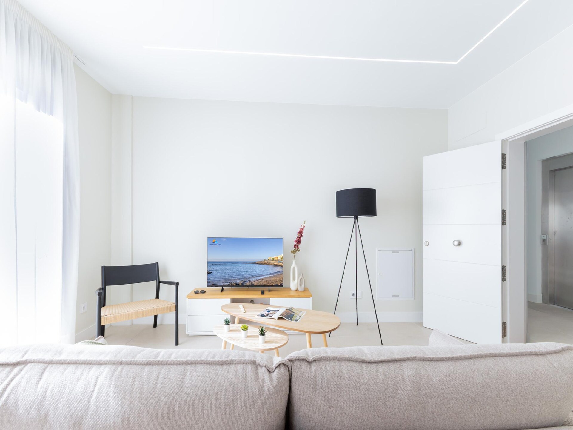 Licht appartement in Arinaga met dakterras, 600m van zee - foto 12