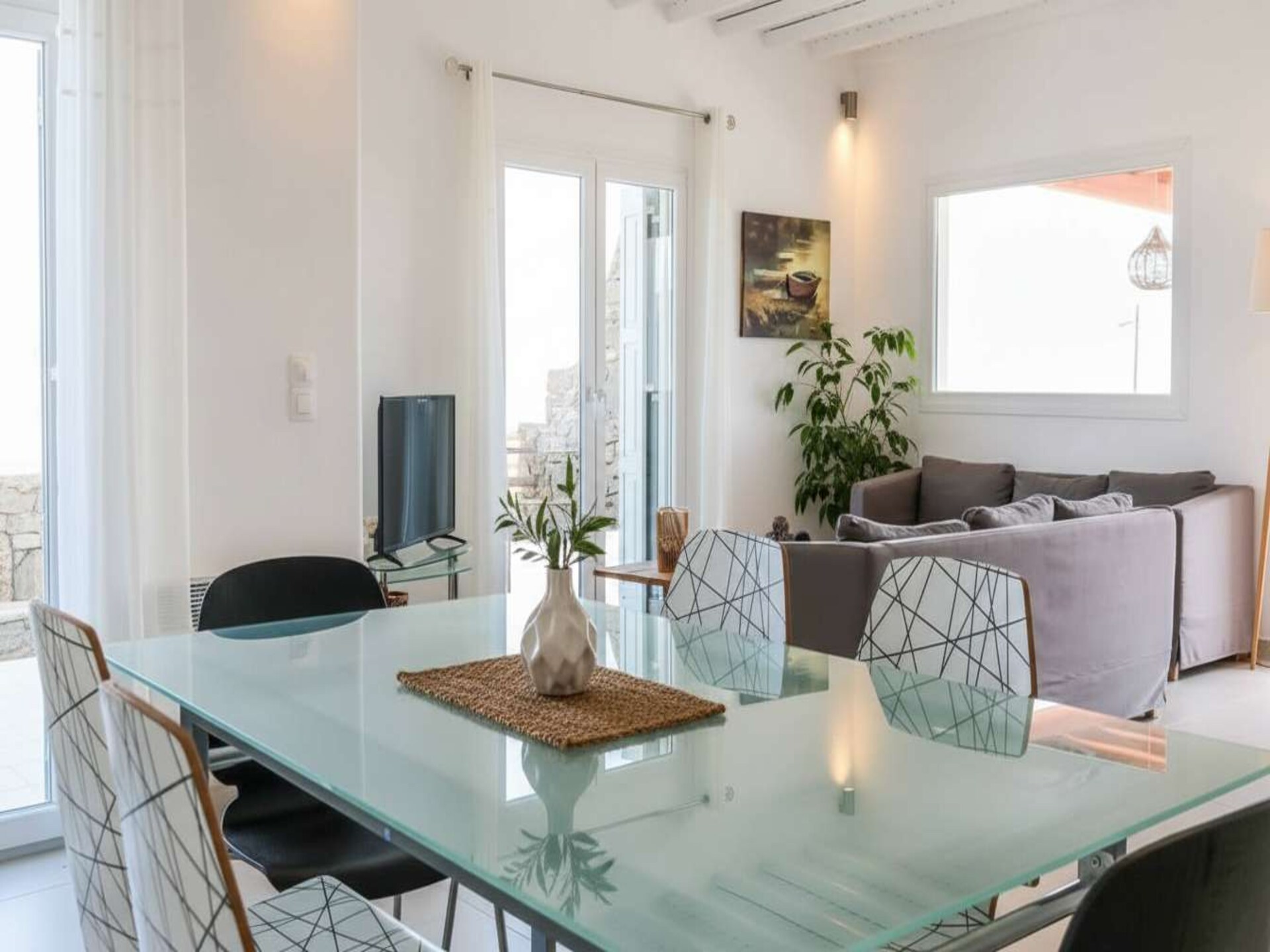 Luxe villa met privézwembad en panoramisch zeezicht in Kalafatis - foto 13