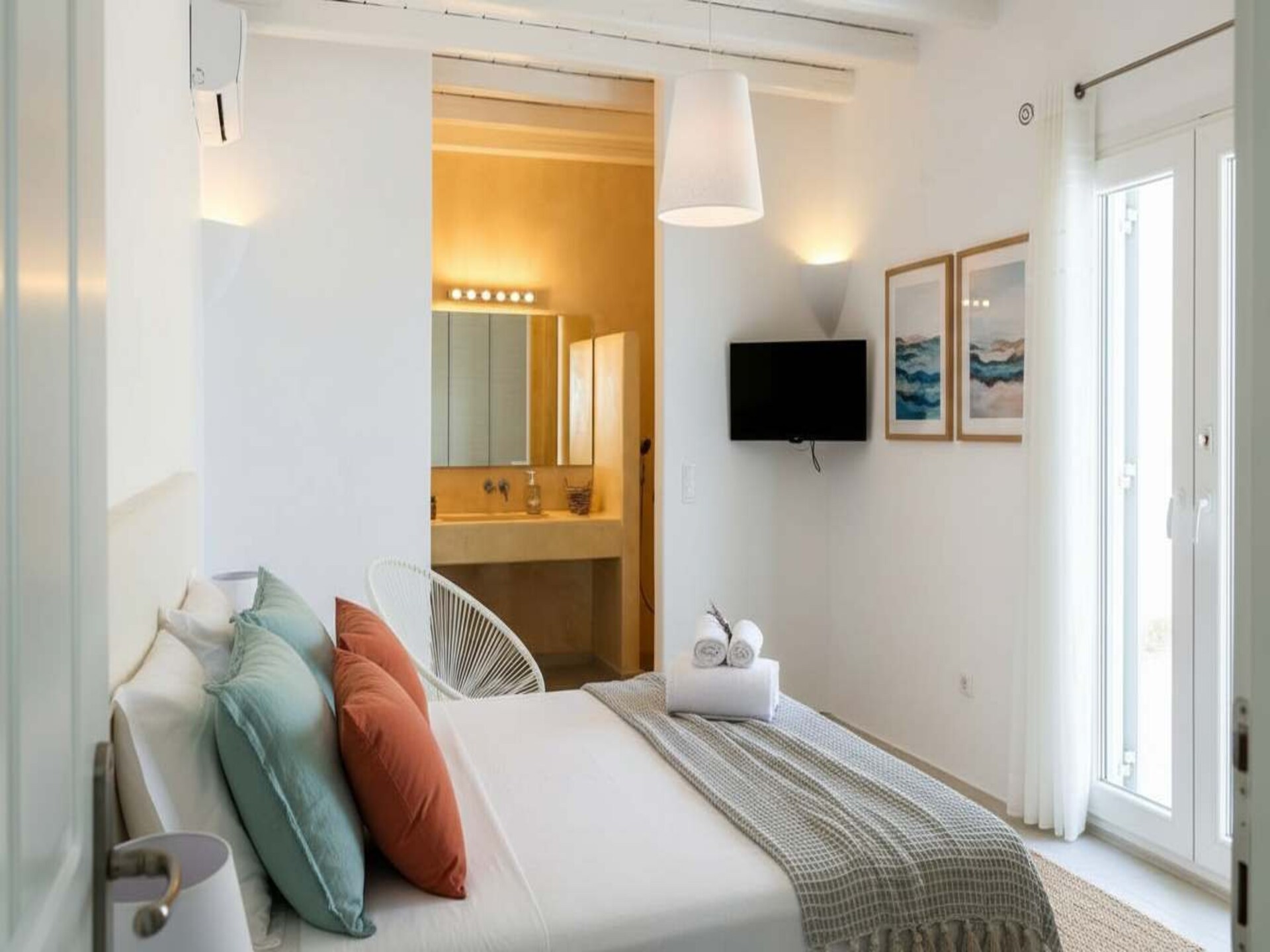 Luxe villa met privézwembad en panoramisch zeezicht in Kalafatis - foto 4