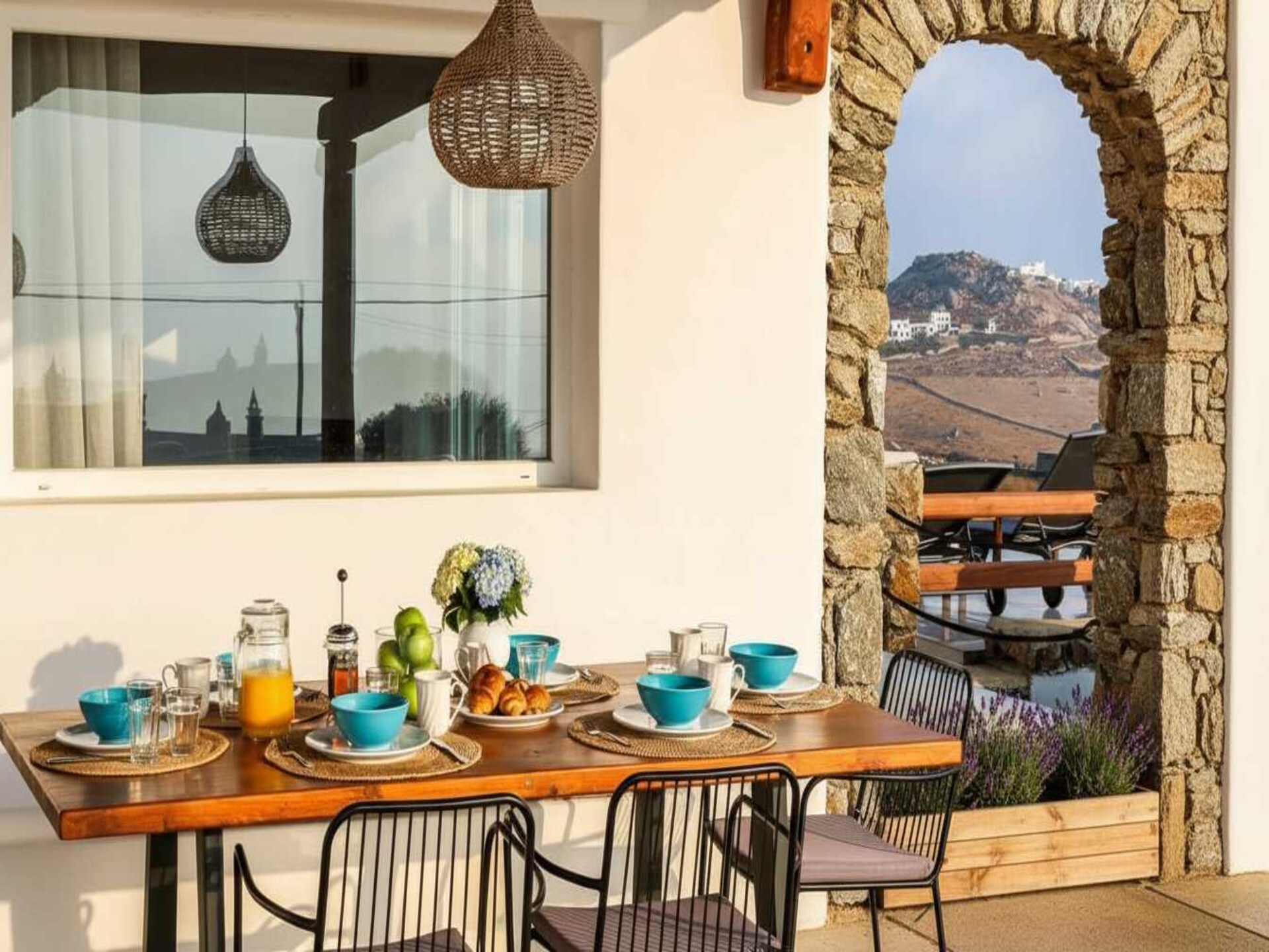 Luxe villa met privézwembad en panoramisch zeezicht in Kalafatis - foto 6