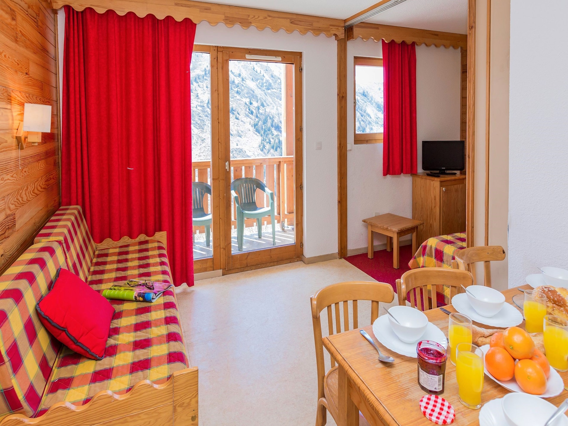 Sfeervol appartement L'Ecrin des Neiges 2 in Valmeinier - foto 8