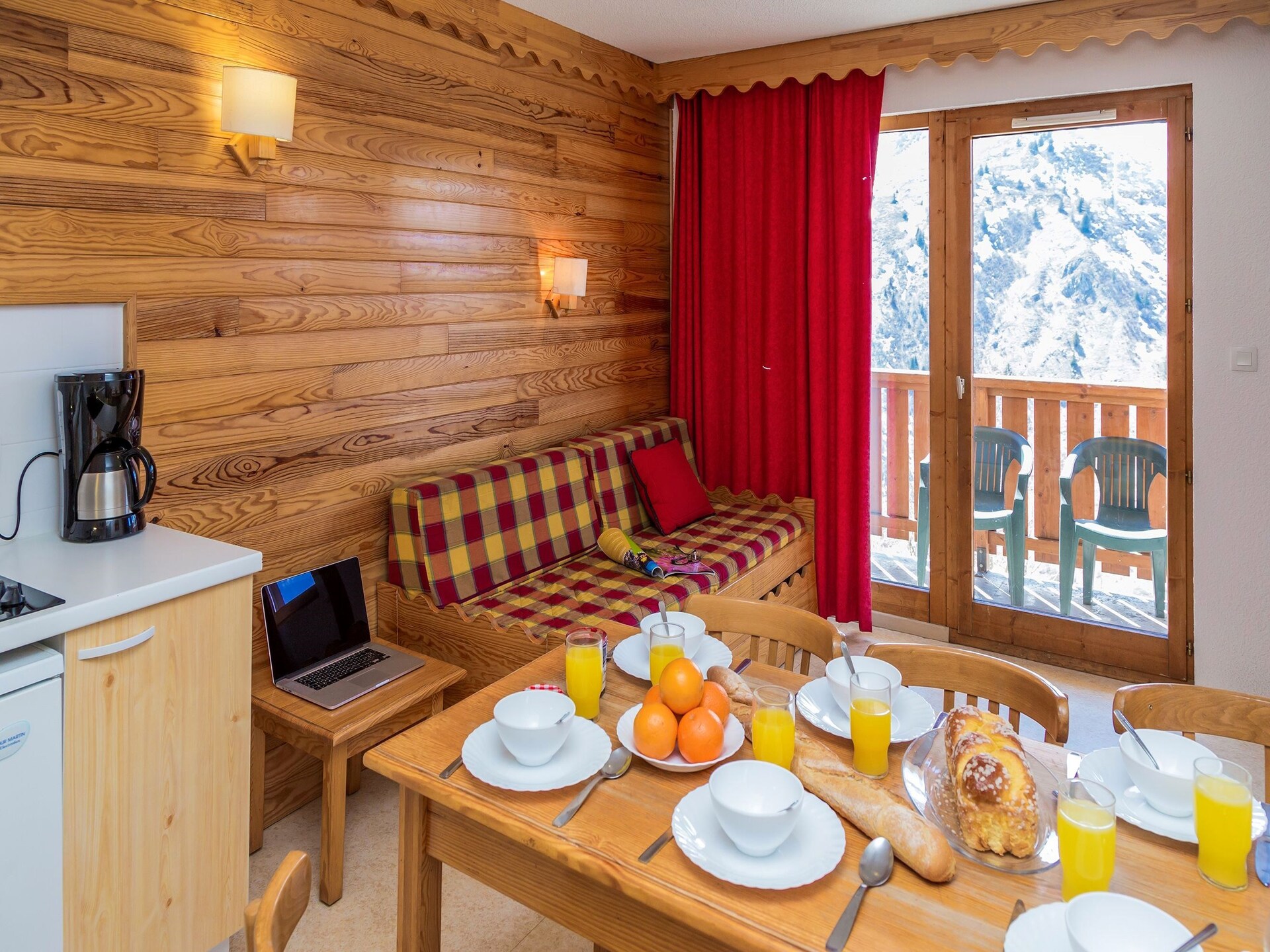 Sfeervol appartement L'Ecrin des Neiges 2 in Valmeinier - foto 10