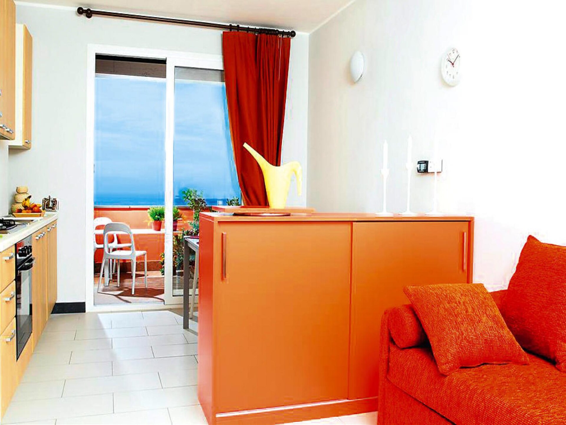 Twee-kamerappartement met zeezicht in Residence Villa Beuca, Cogoleto - foto 14
