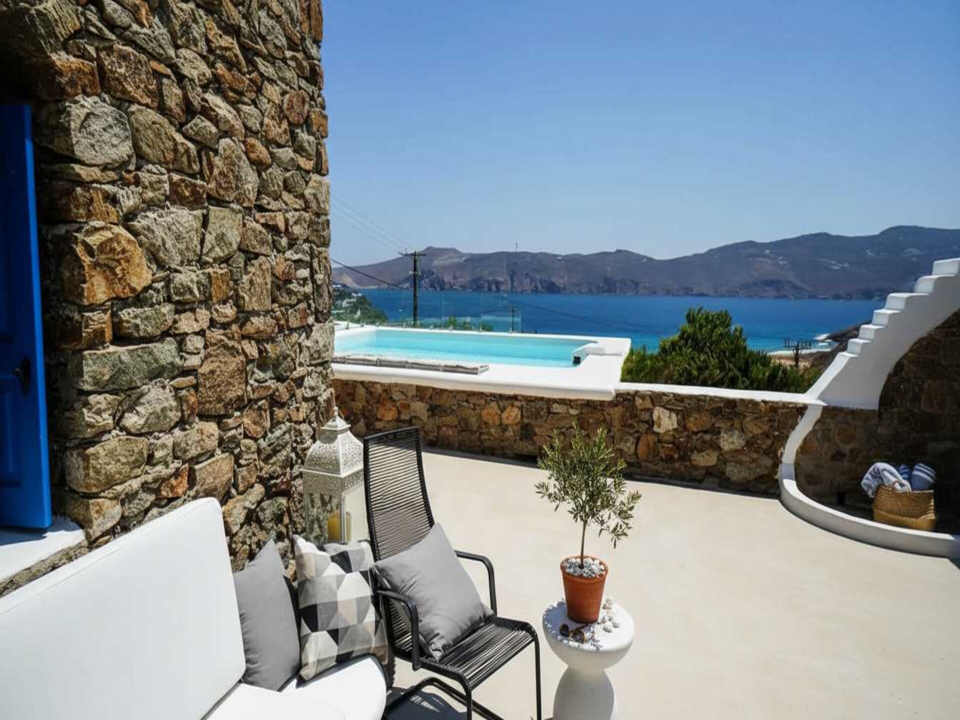Elegante villa met privézwembad en panoramisch uitzicht op Panormos Baai - foto 25