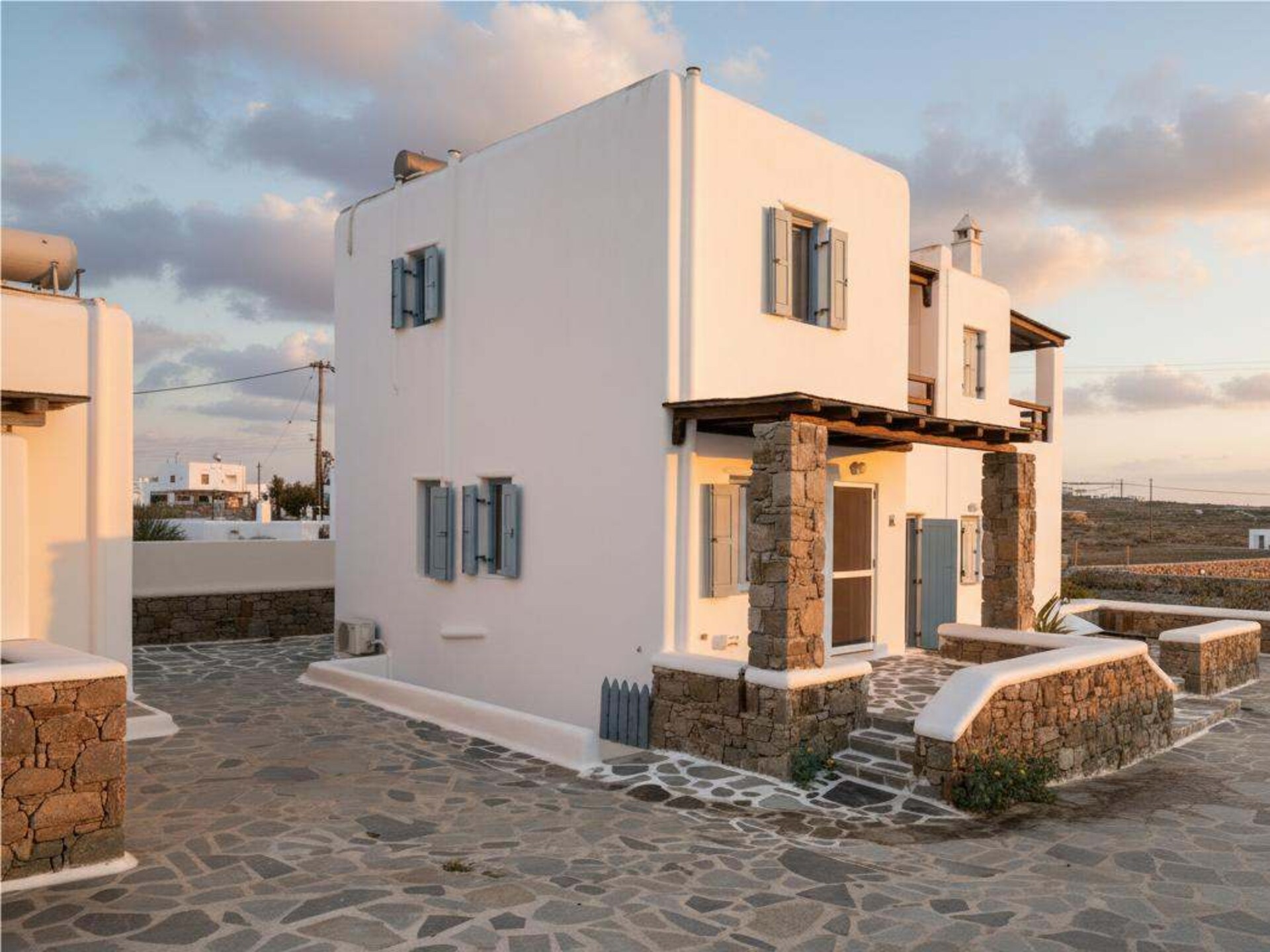 Authentiek Mykonos: Ruim appartement met 3 badkamers in Ano Mera - foto 1