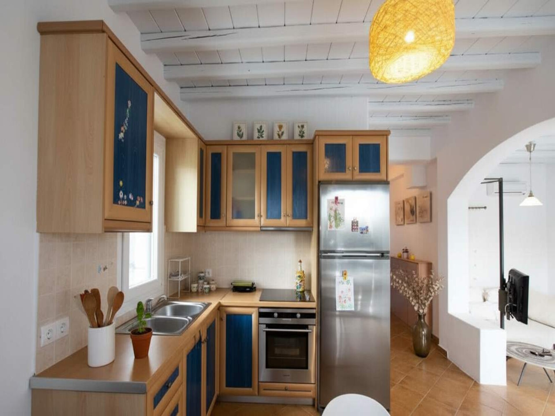 Authentiek Mykonos: Ruim appartement met 3 badkamers in Ano Mera - foto 14