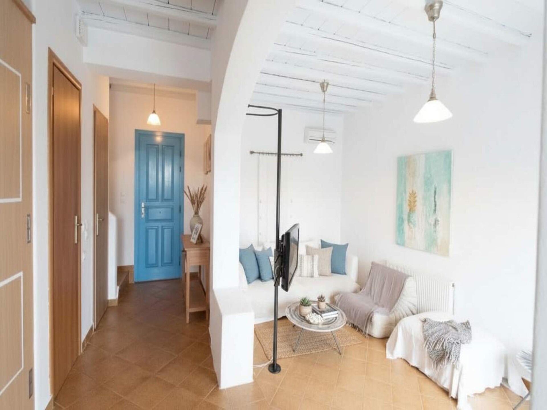 Authentiek Mykonos: Ruim appartement met 3 badkamers in Ano Mera - foto 7