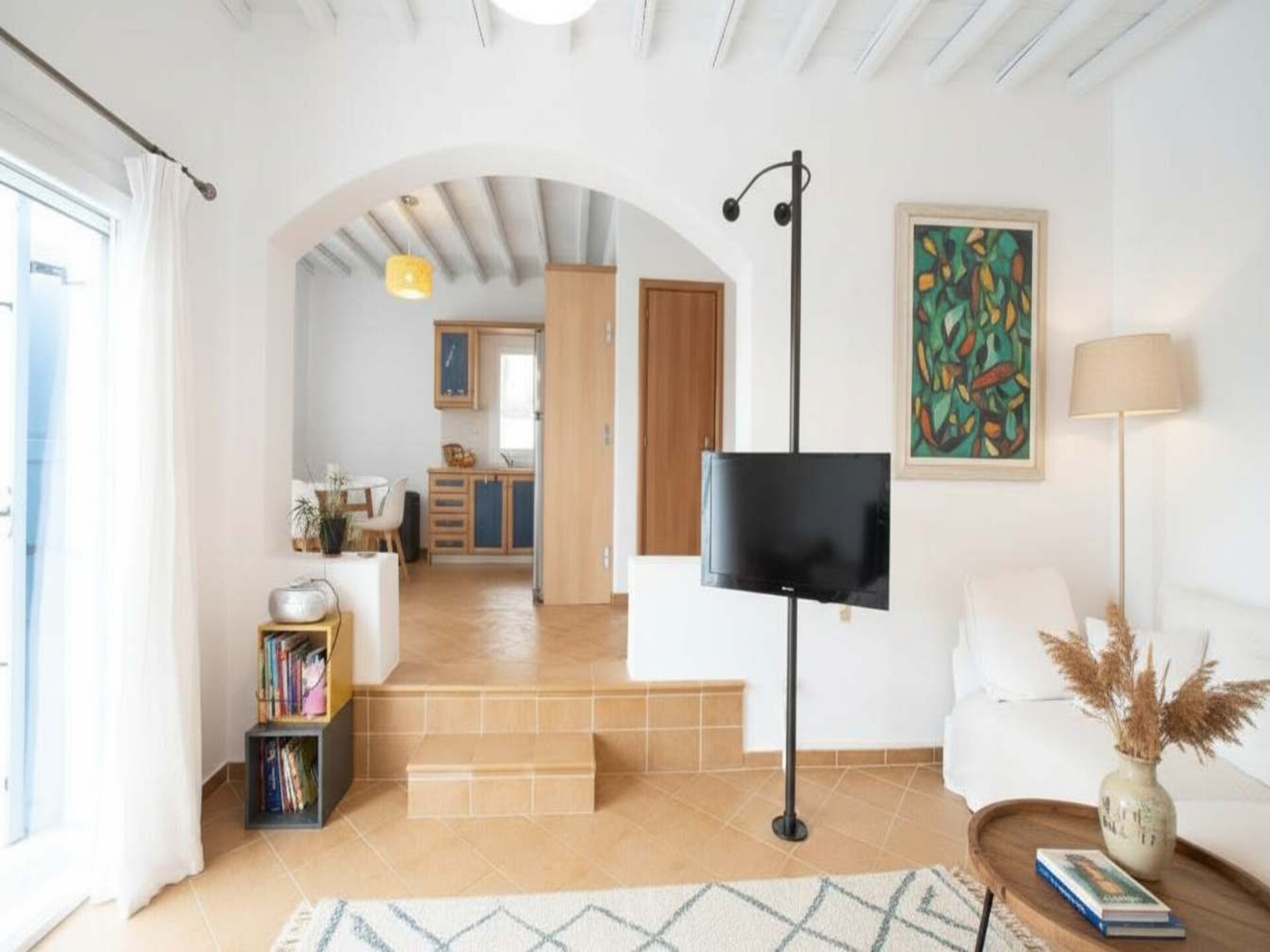 Authentiek Mykonos: Ruim appartement met 3 badkamers in Ano Mera - foto 8