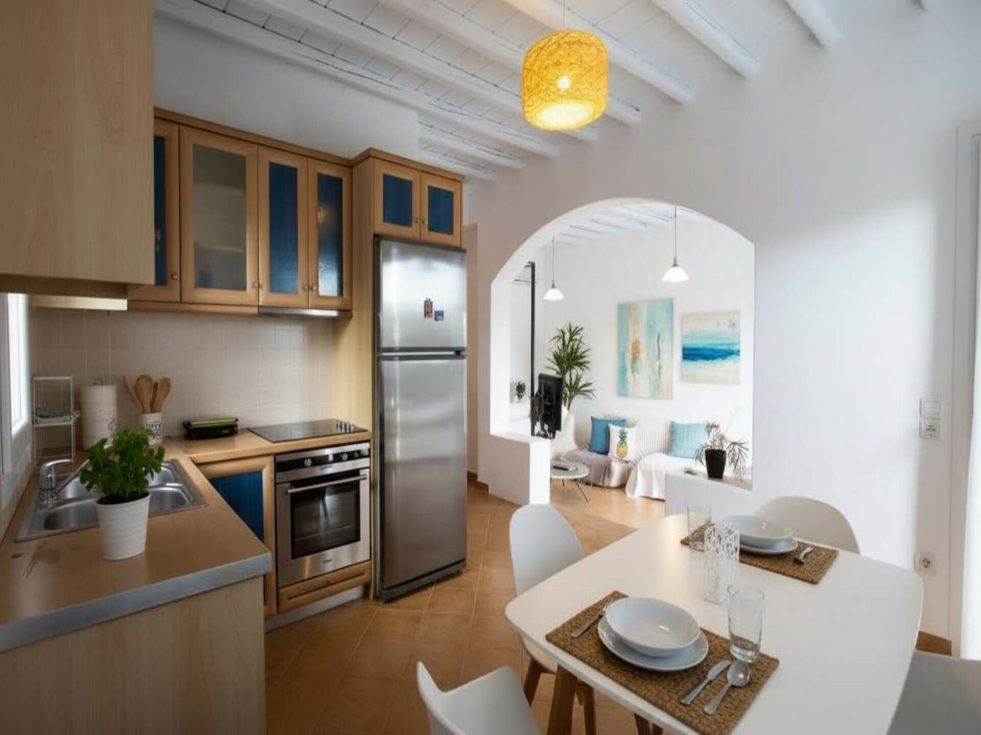 Authentiek Mykonos: Ruim appartement met 3 badkamers in Ano Mera - foto 16