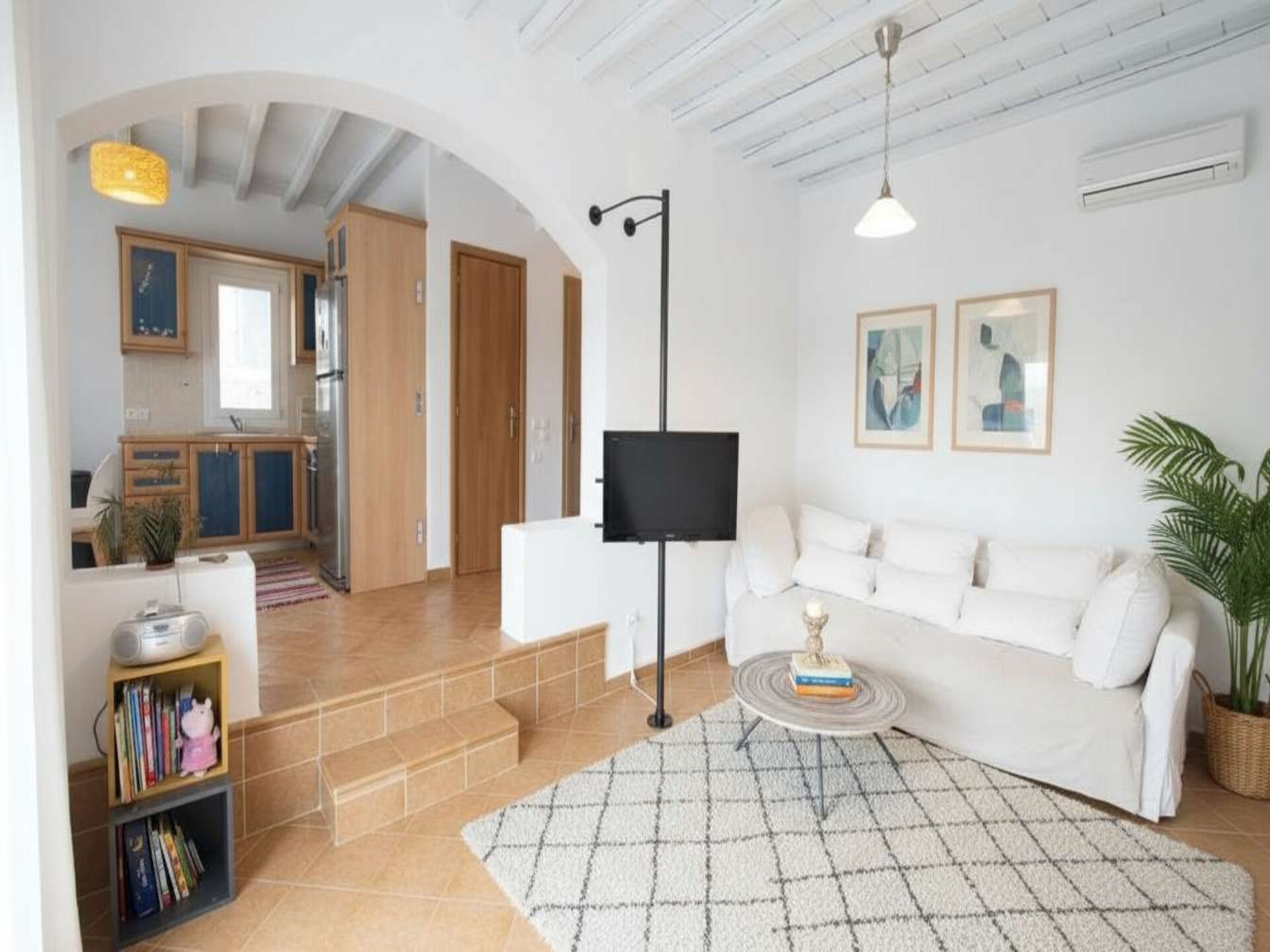 Authentiek Mykonos: Ruim appartement met 3 badkamers in Ano Mera - foto 12