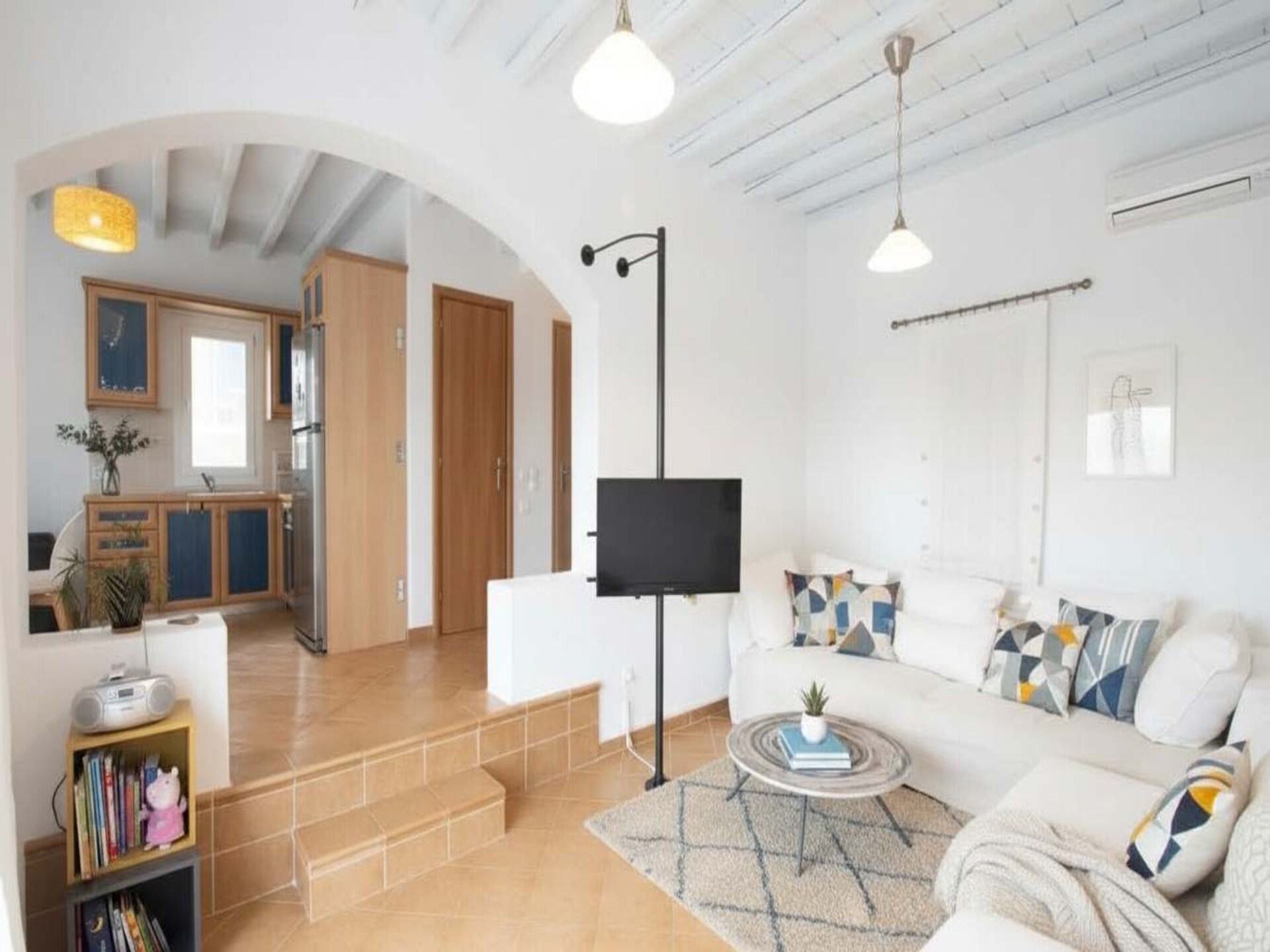 Authentiek Mykonos: Ruim appartement met 3 badkamers in Ano Mera - foto 13