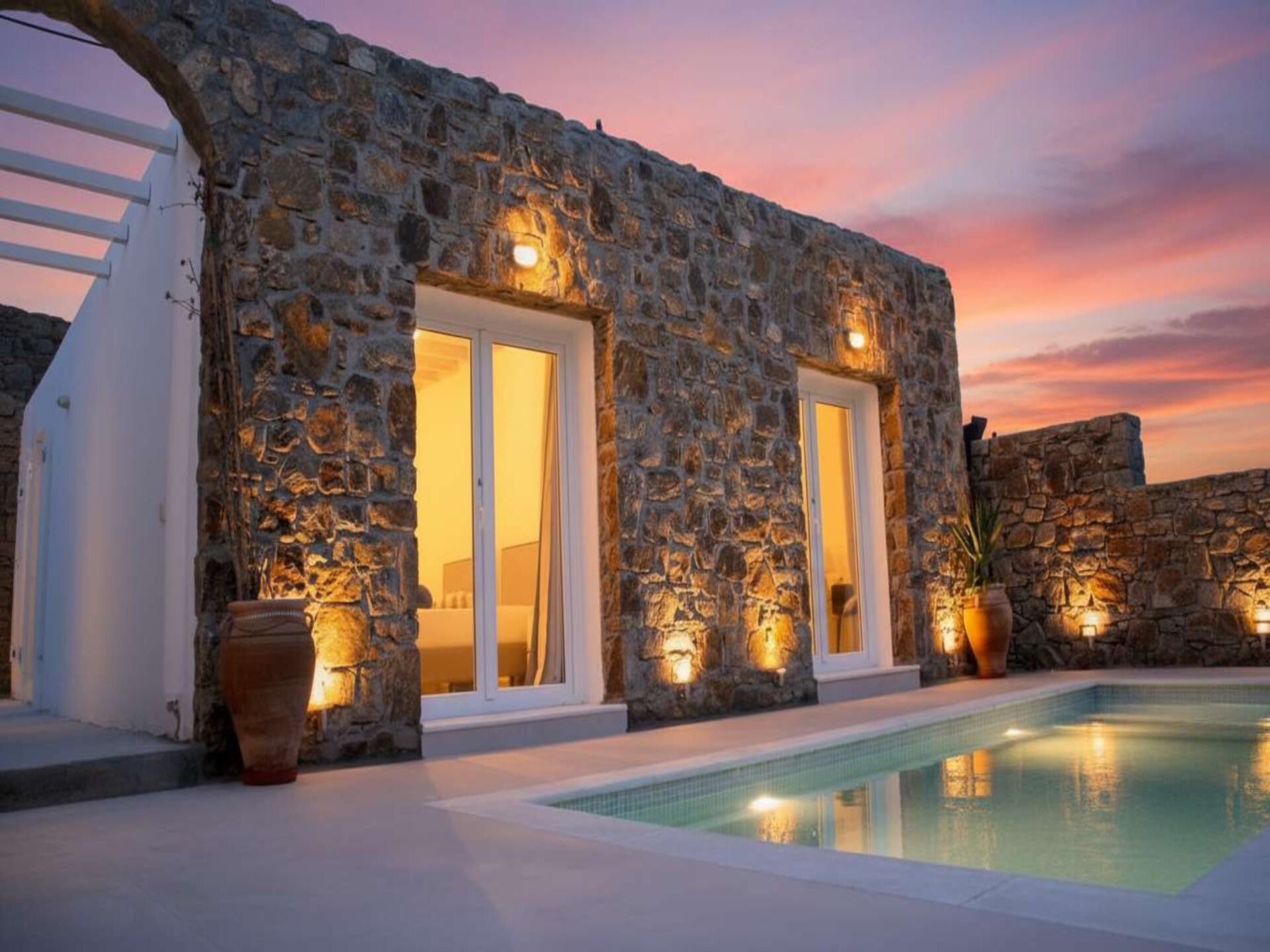 Lichtvilla met privézwembad bij Kalafatis, Mykonos - foto 7