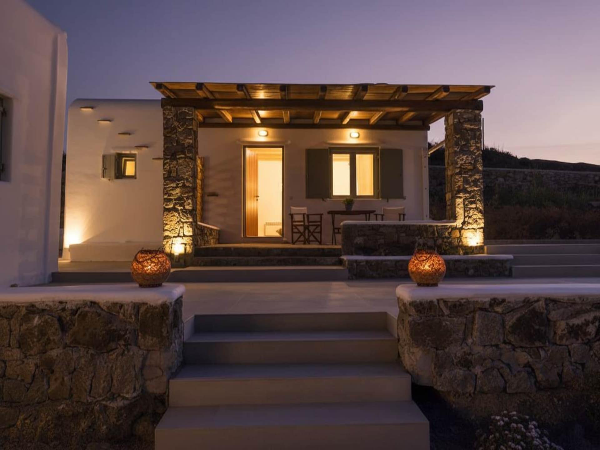 Lichtvilla met privézwembad bij Kalafatis, Mykonos - foto 1