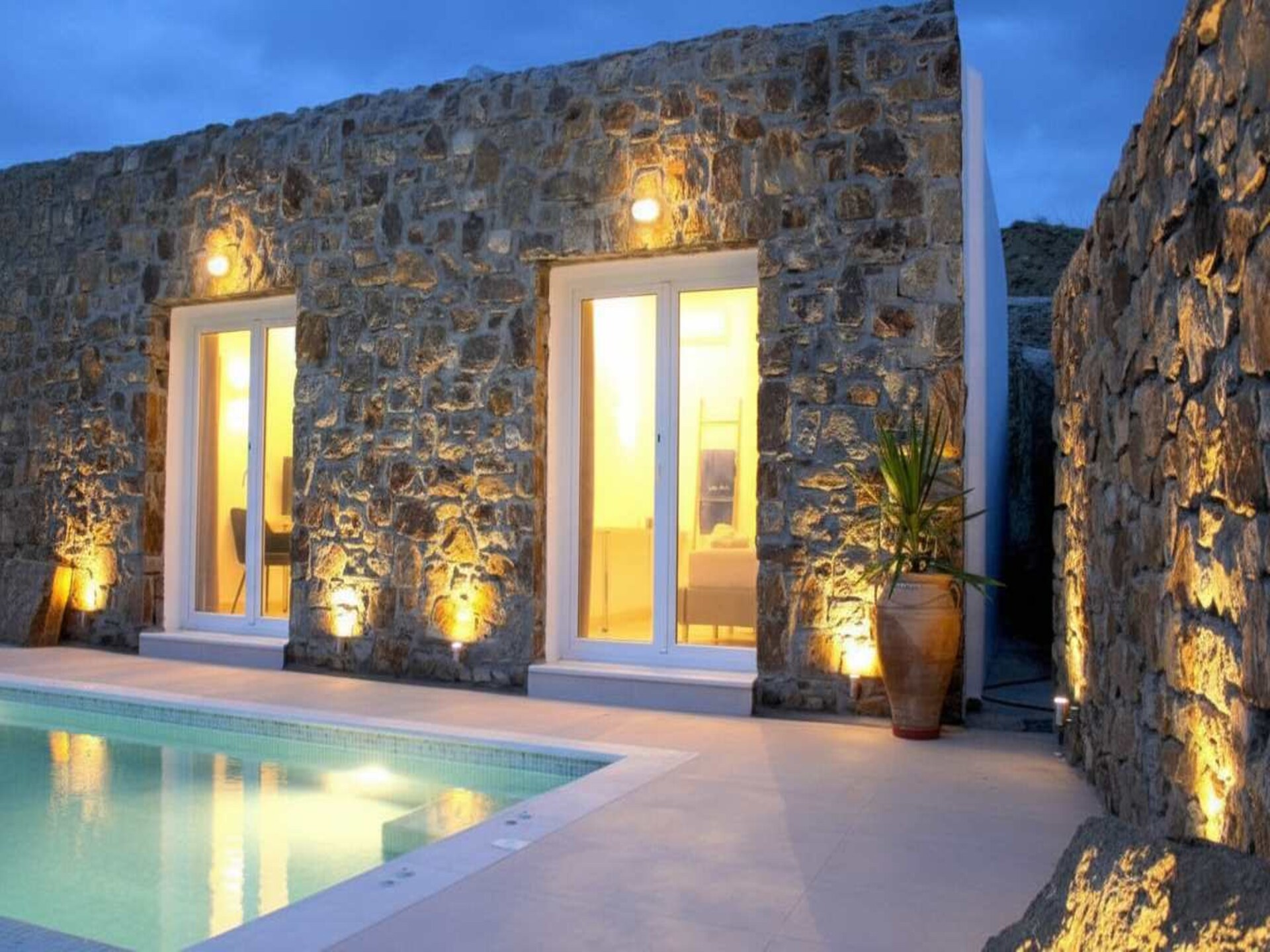 Lichtvilla met privézwembad bij Kalafatis, Mykonos - foto 8