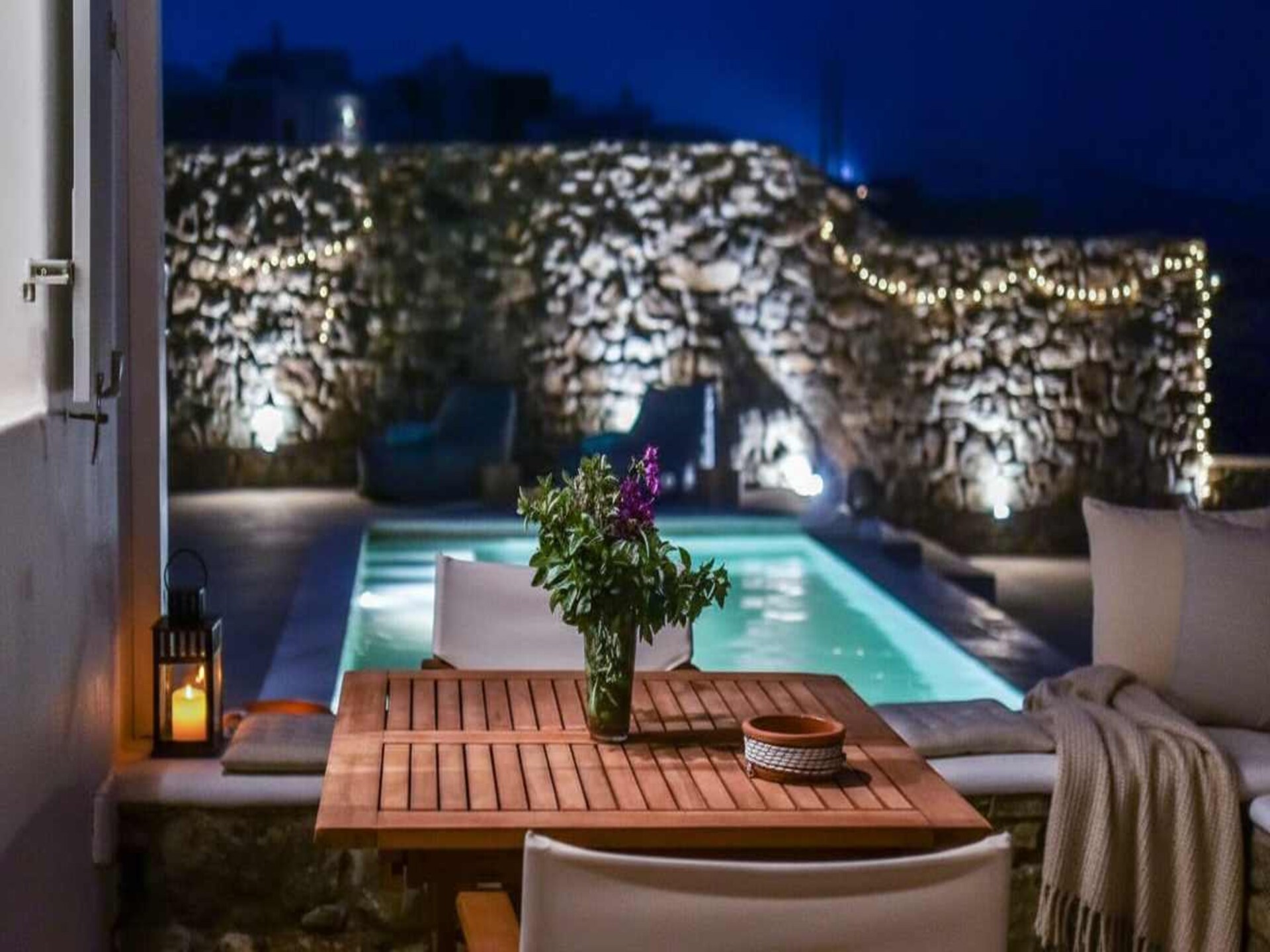 Lichtvilla met privézwembad bij Kalafatis, Mykonos - foto 14