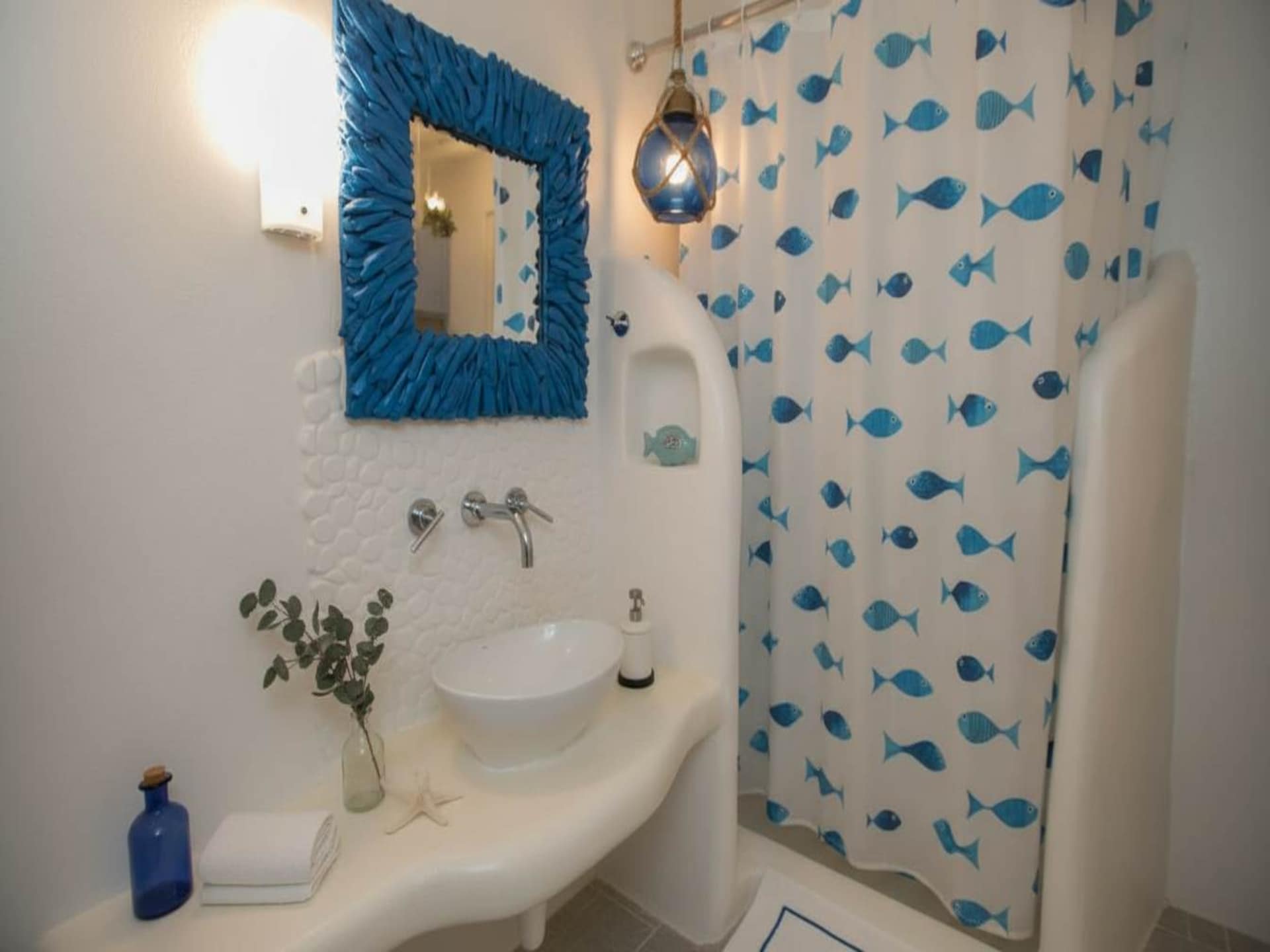 Stijlvol appartement bij Ornos met zwembad en uitzicht op zee - foto 19