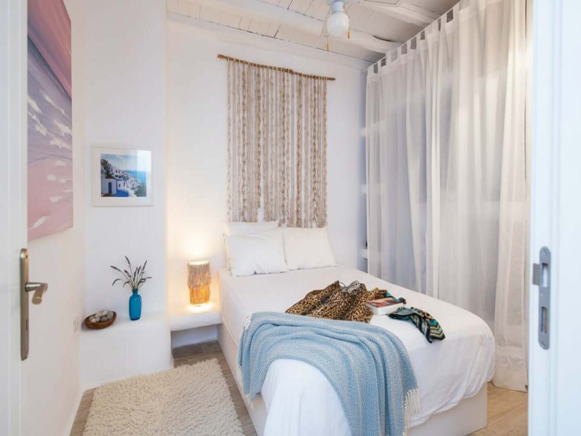 Stijlvol appartement bij Ornos met zwembad en uitzicht op zee - foto 5