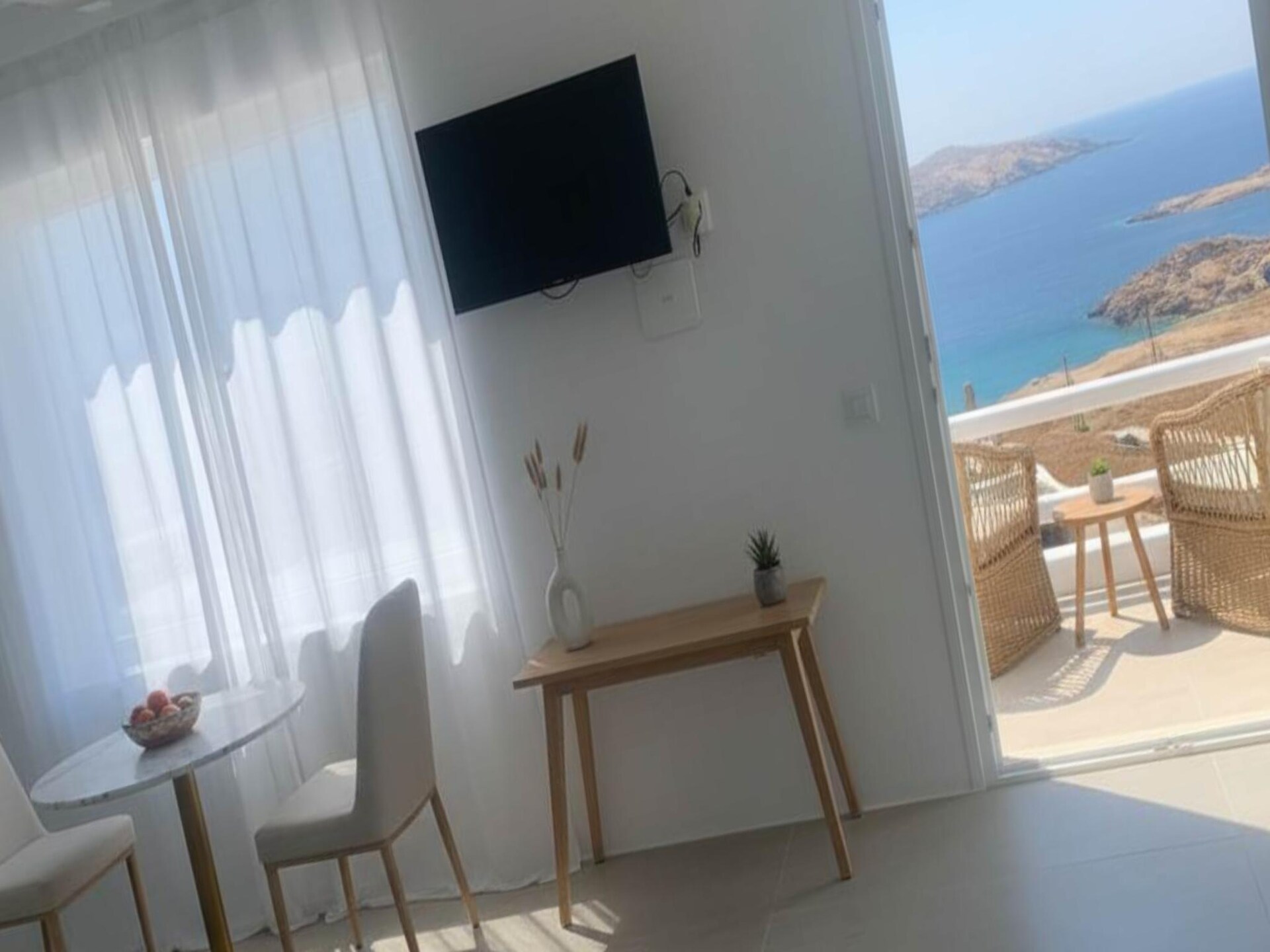 Panoramisch appartement met zeezicht bij Agios Sostis, Mykonos - foto 6