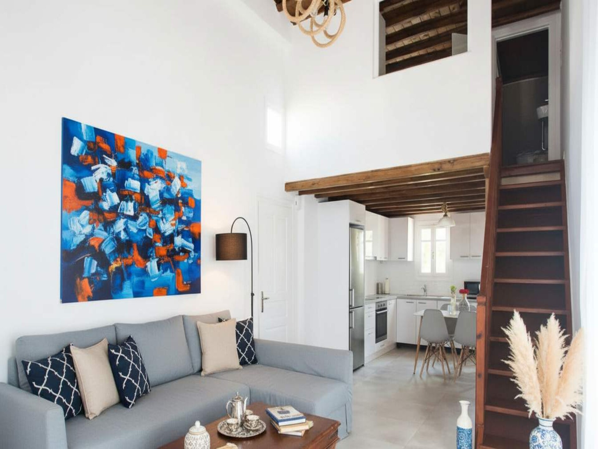 Elegant appartement in Ornos met gedeeld zwembad en zeezicht - foto 9