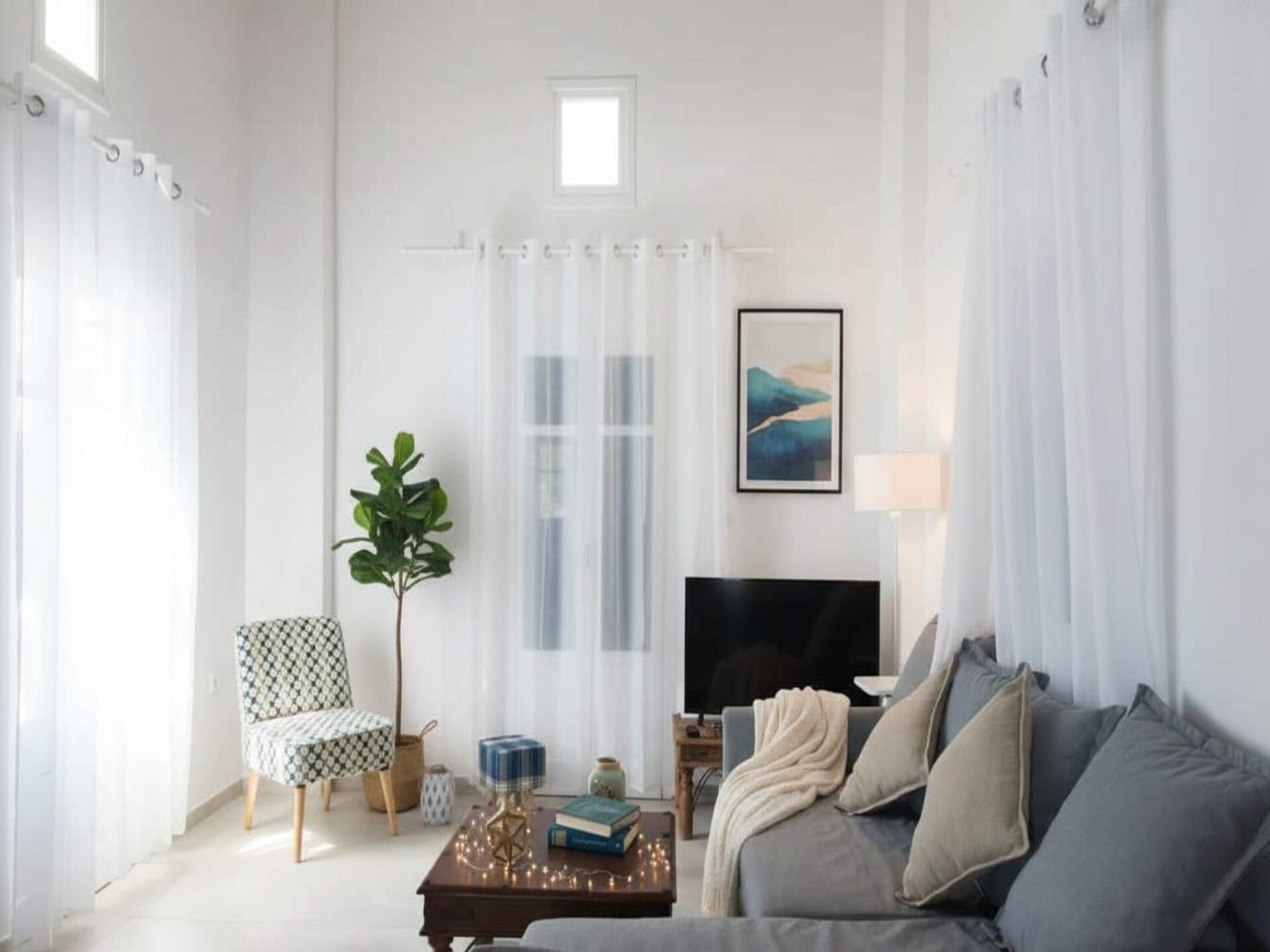Elegant appartement in Ornos met gedeeld zwembad en zeezicht - foto 2