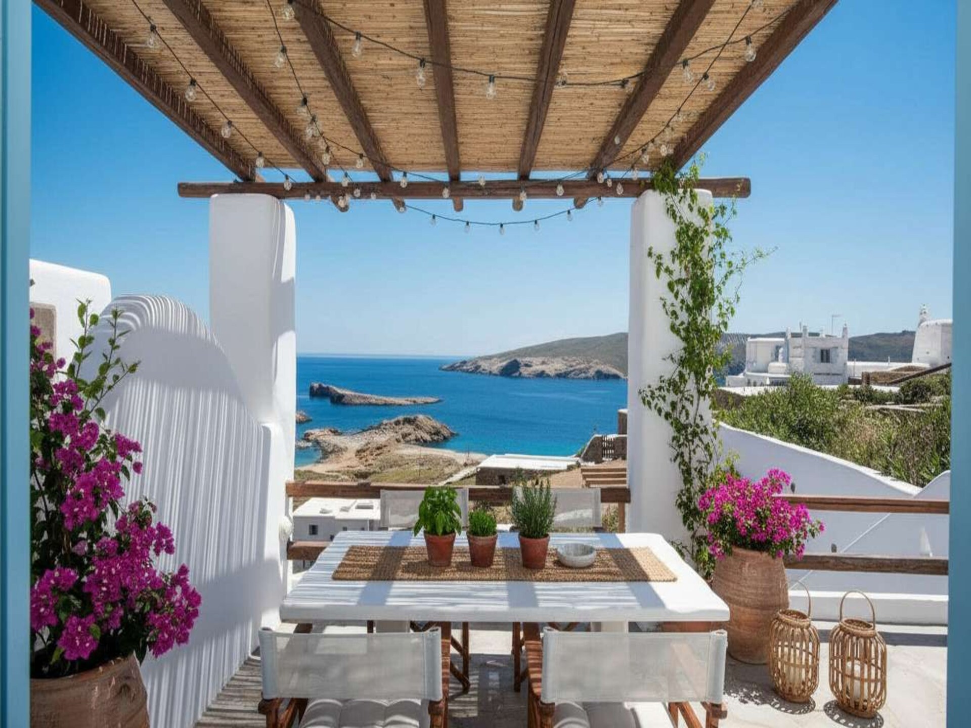 Ruim appartement met zeezicht in Agios Sostis, Mikonos - foto 18