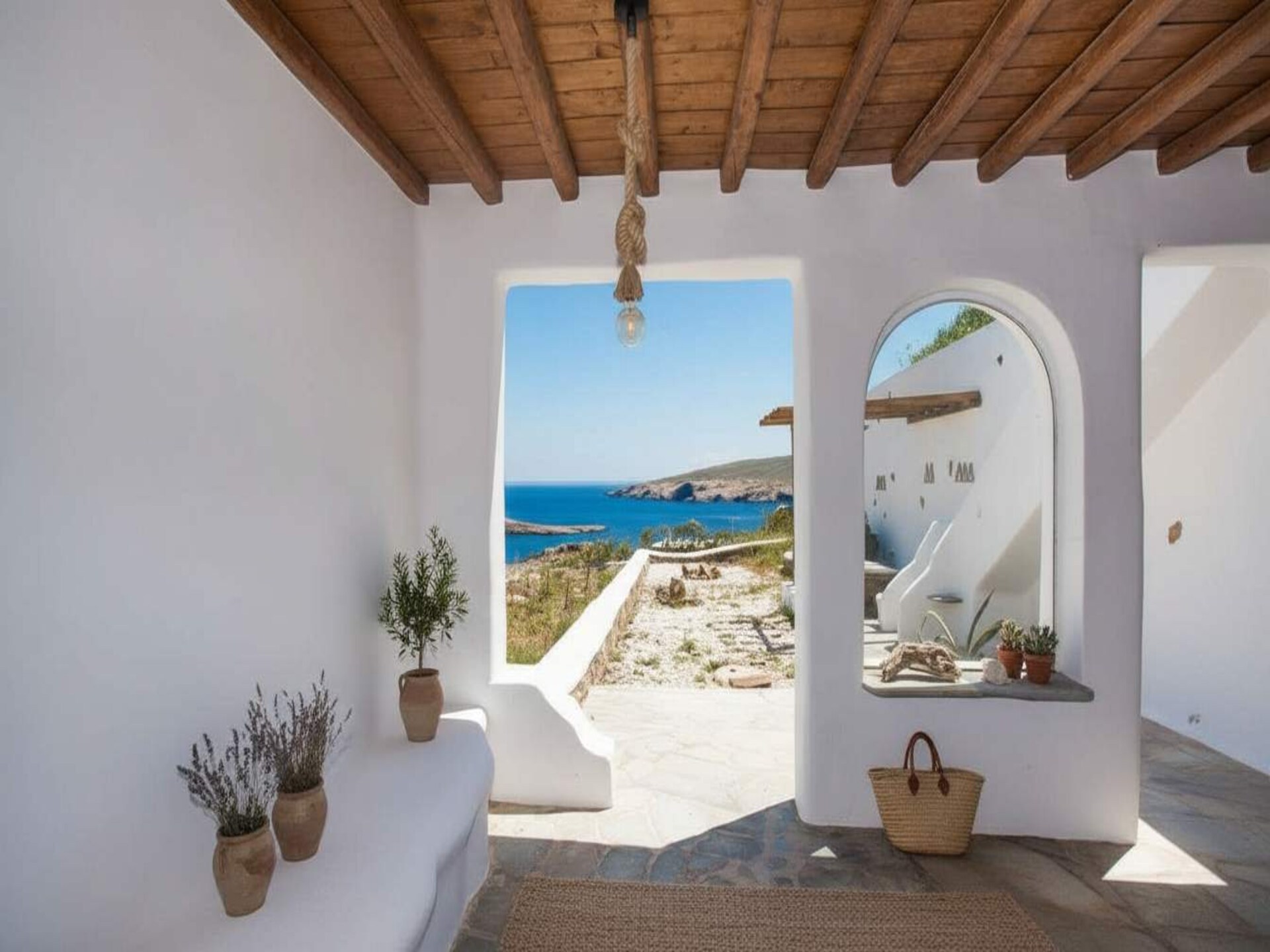 Ruim appartement met zeezicht in Agios Sostis, Mikonos - foto 7