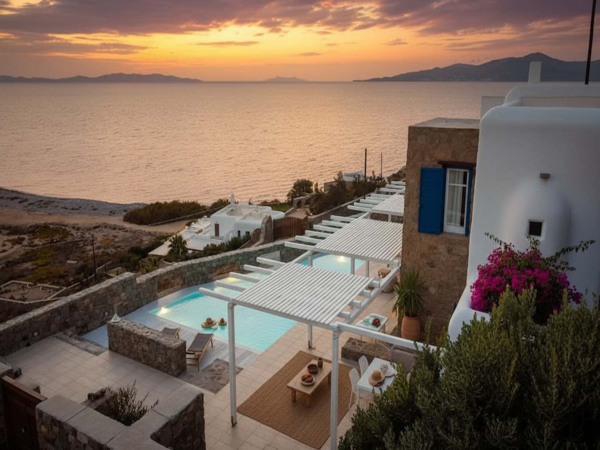 Moderne villa op Mykonos met privézwembad voor 8 gasten - foto 16