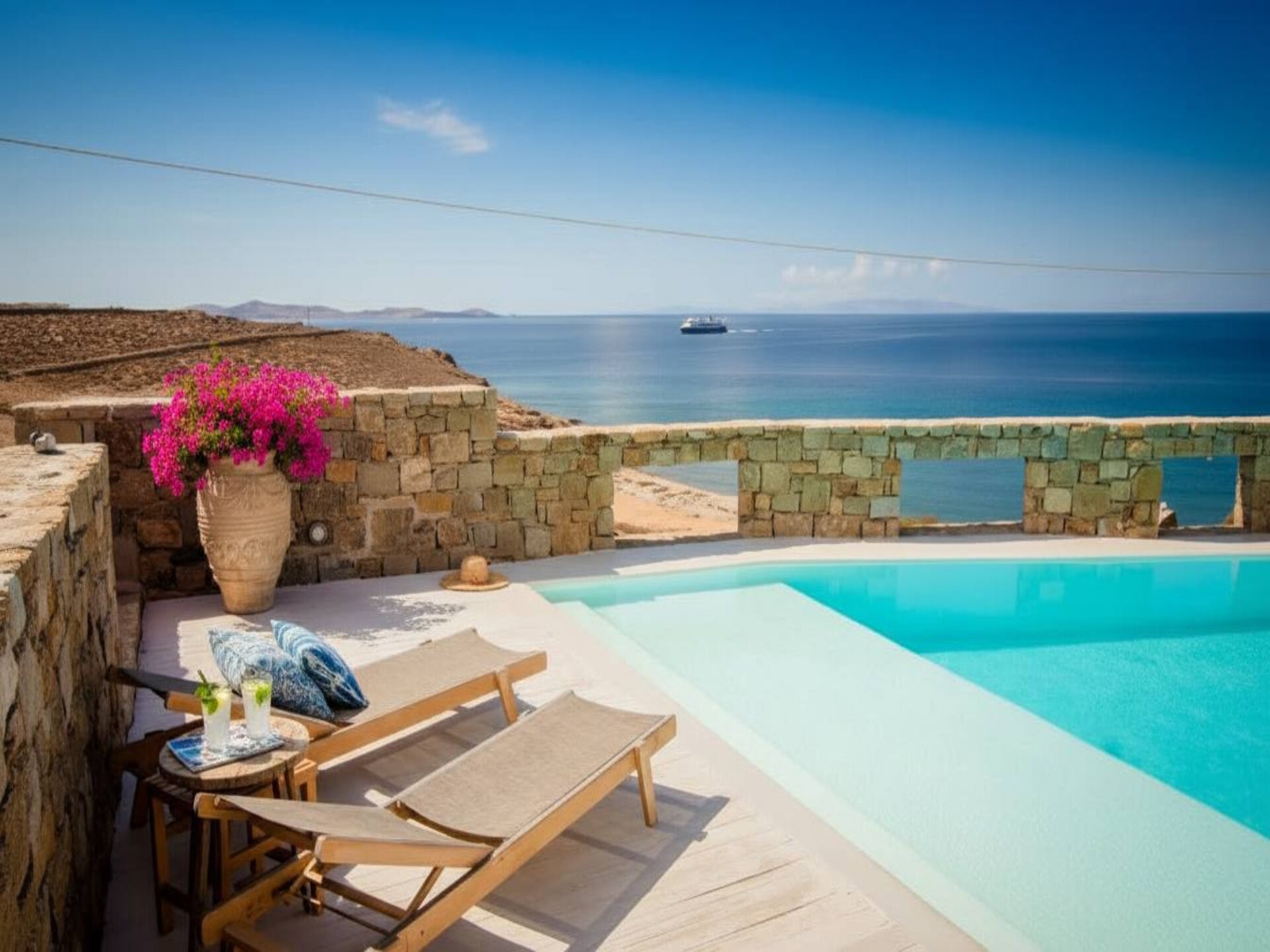 Moderne villa op Mykonos met privézwembad voor 8 gasten - foto 17