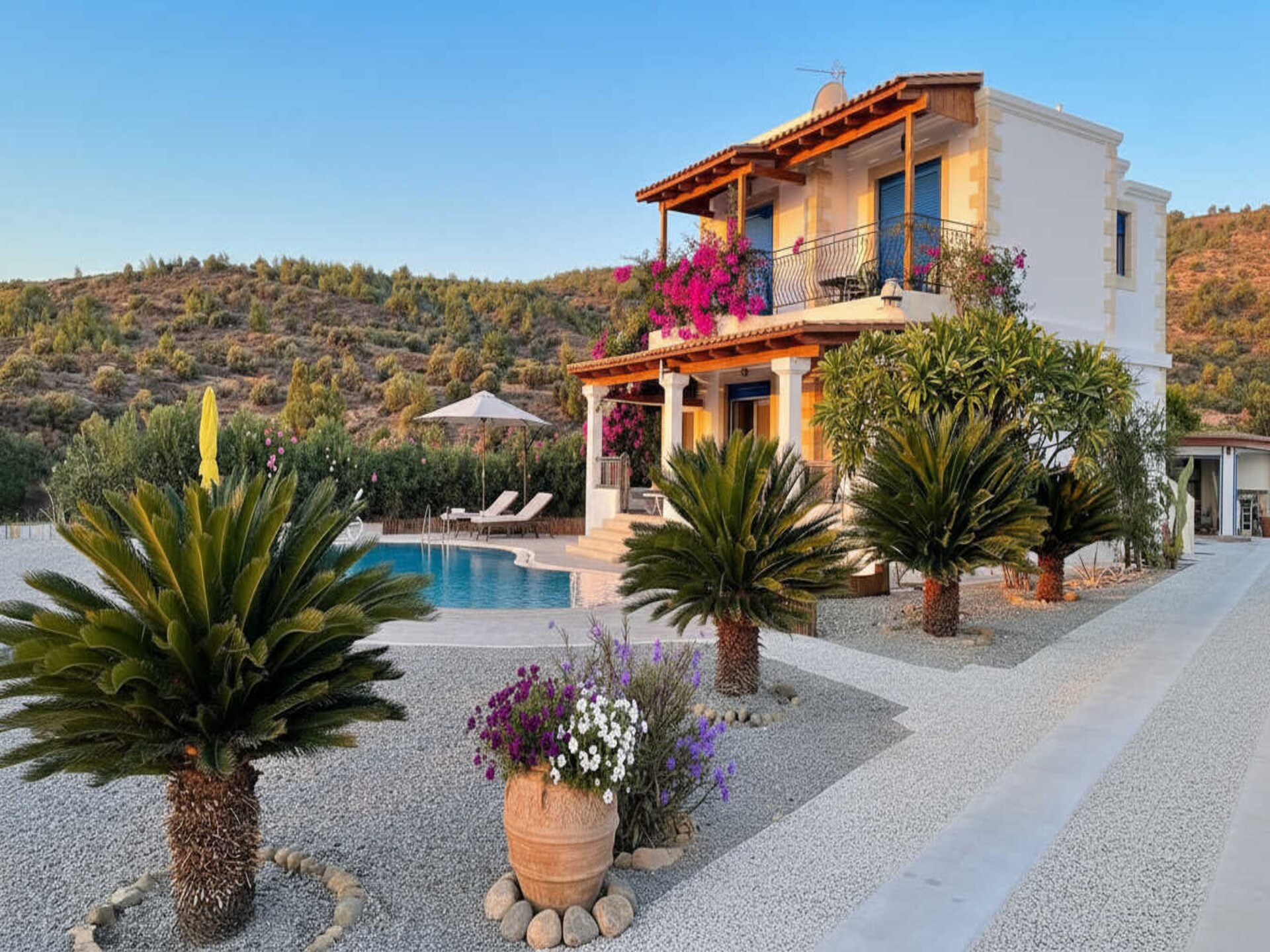 Luxe villa met privézwembad en panoramisch uitzicht op zee en bergen in Kalathos - foto 1