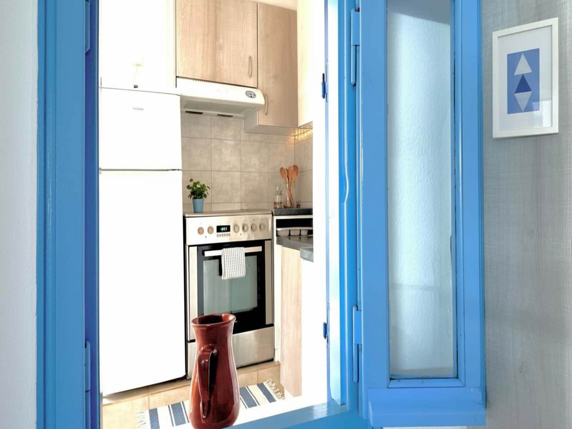 Chic White Marsis – Stijlvol appartement met balkon op Paros - foto 11