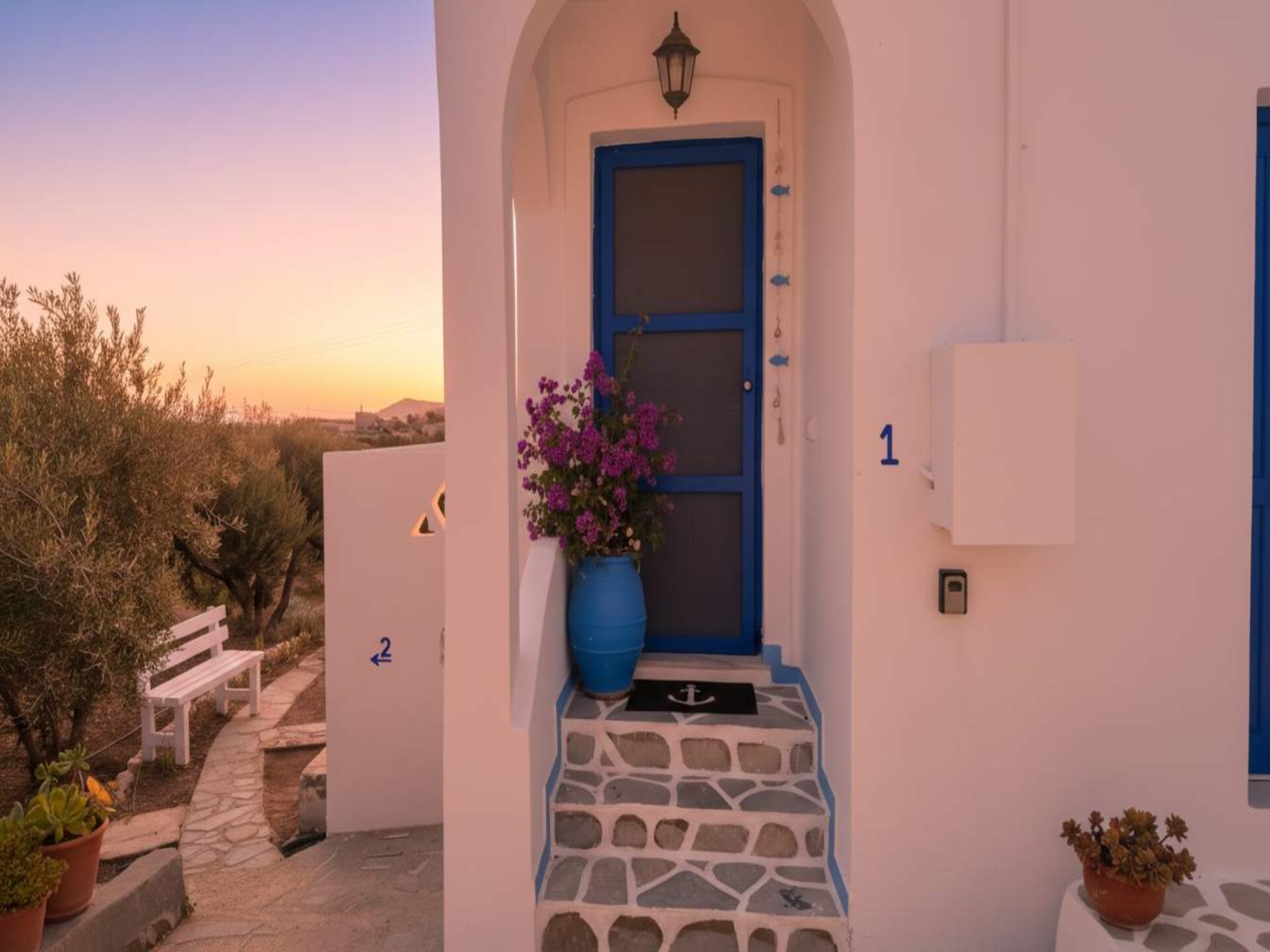 Modern appartement met privé balkon nabij Akrotiri, Paros - foto 7
